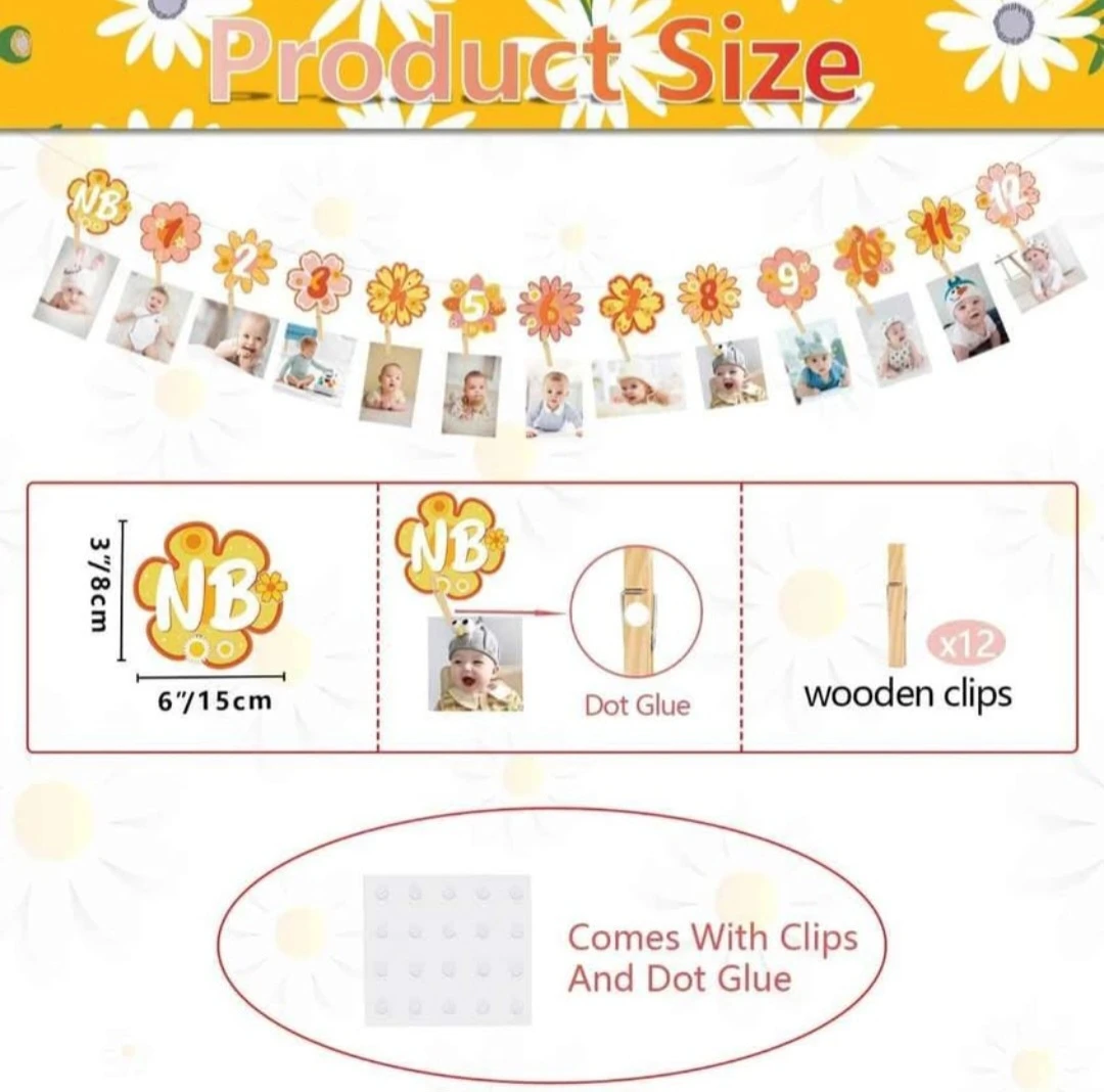 One Groovy Baby Birthday Decoration Set - photo 3