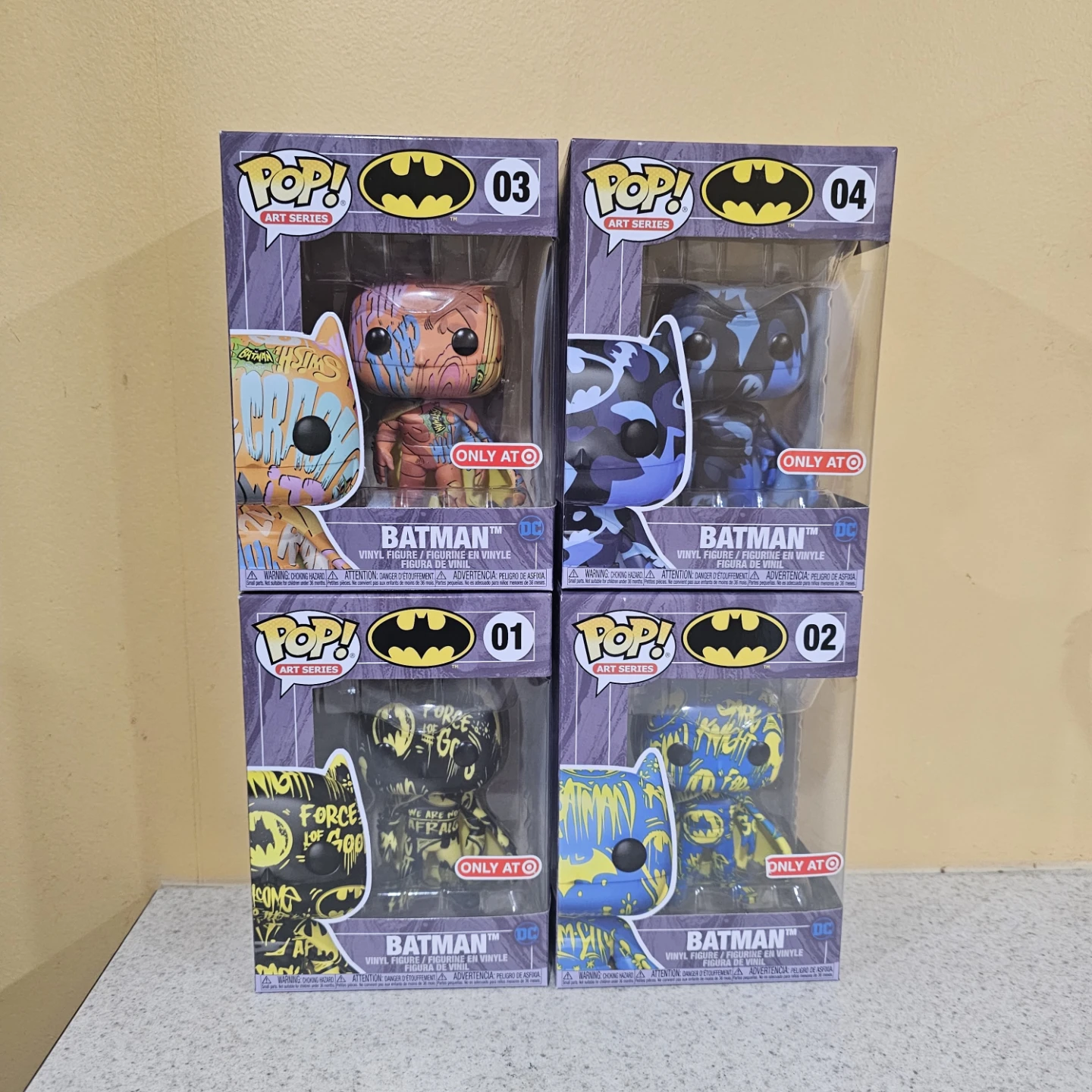 Funko Pop Batman Art Series Set Target Exclusive
