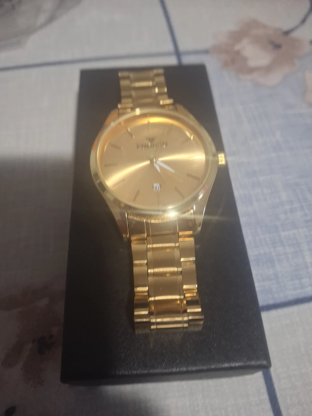 Fngeen Gold-Tone Wristwatch
