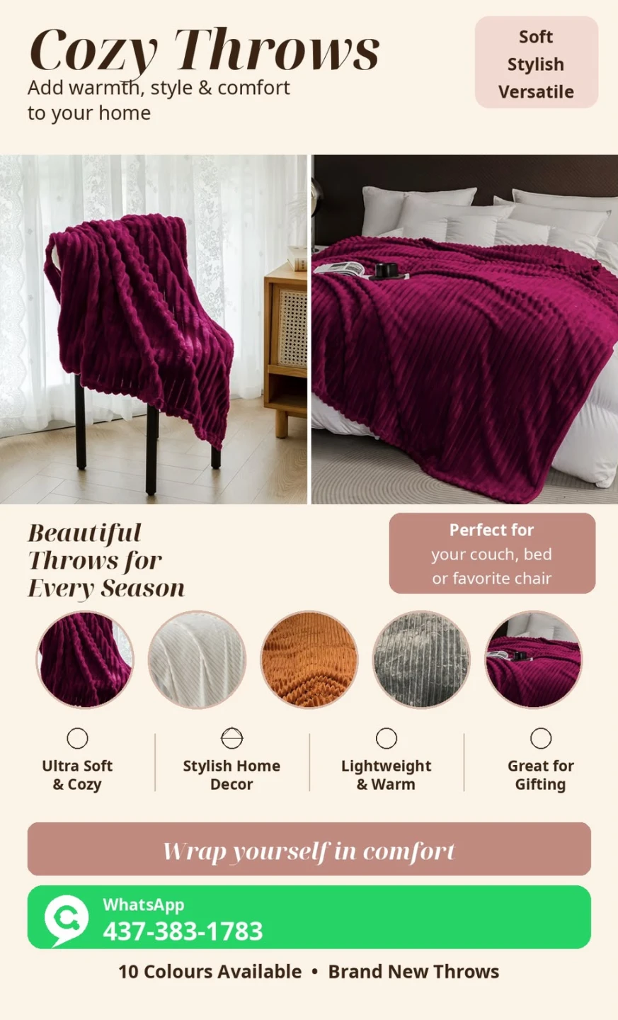 Cozy Throw Blanket