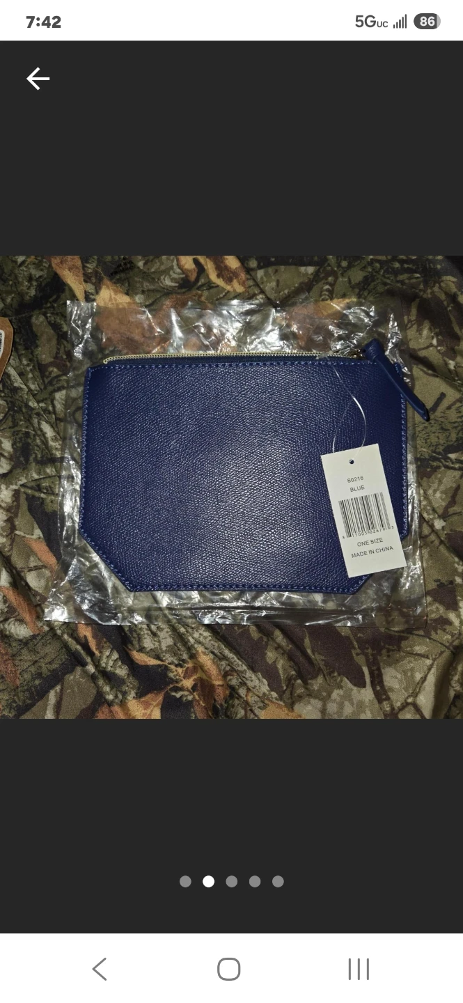 Saks Fifth Avenue Dark Navy Makeup Bag - photo 2