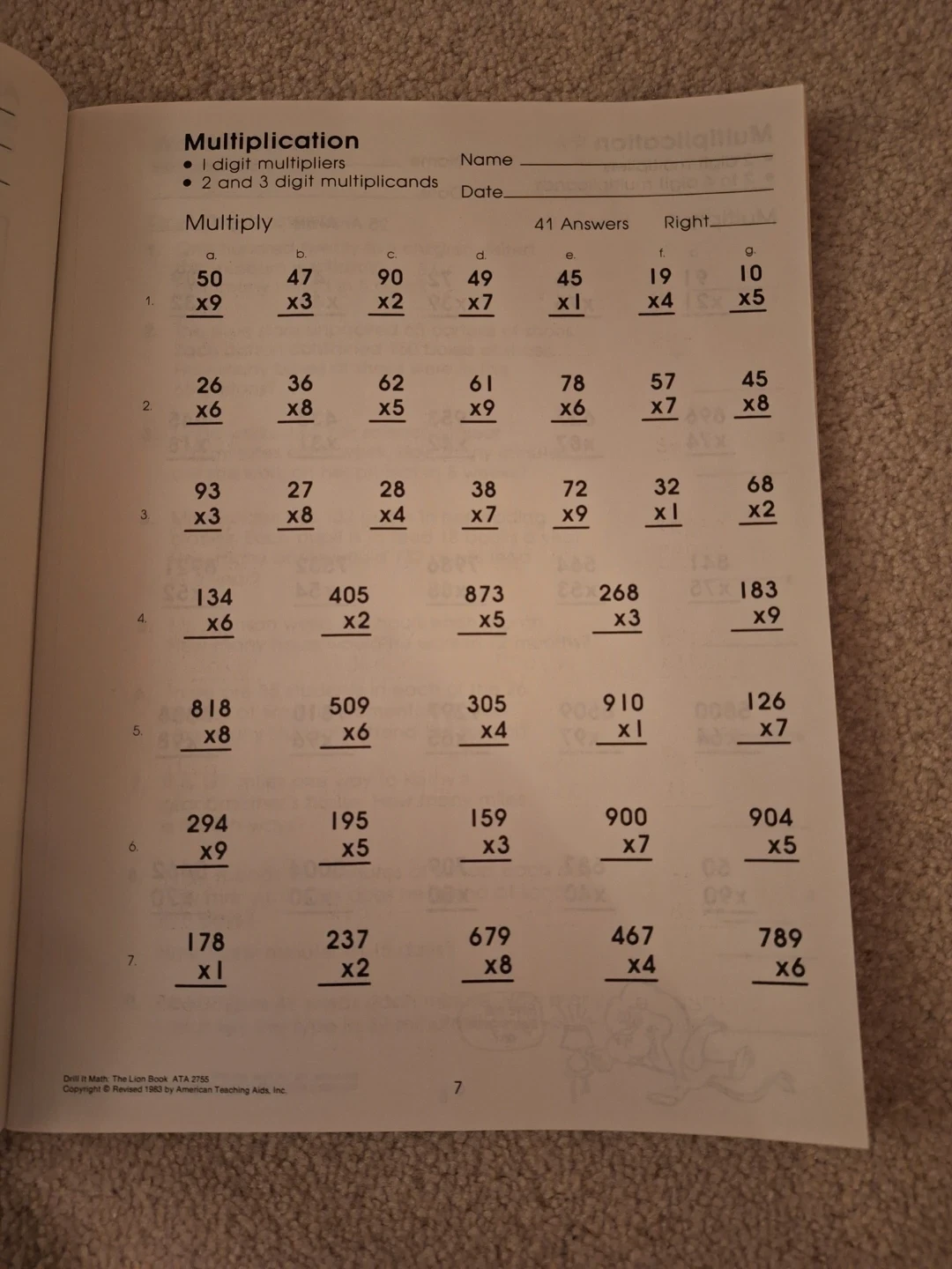 Drill It Math Workbook Ages 9-11 - photo 3