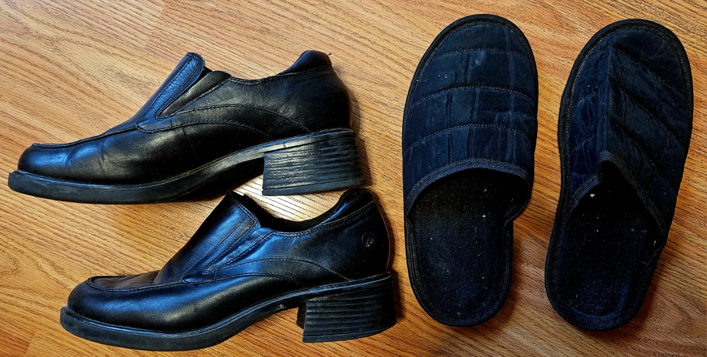 Easy Spirit Shoes & Black Slippers ✨️ #freecycle