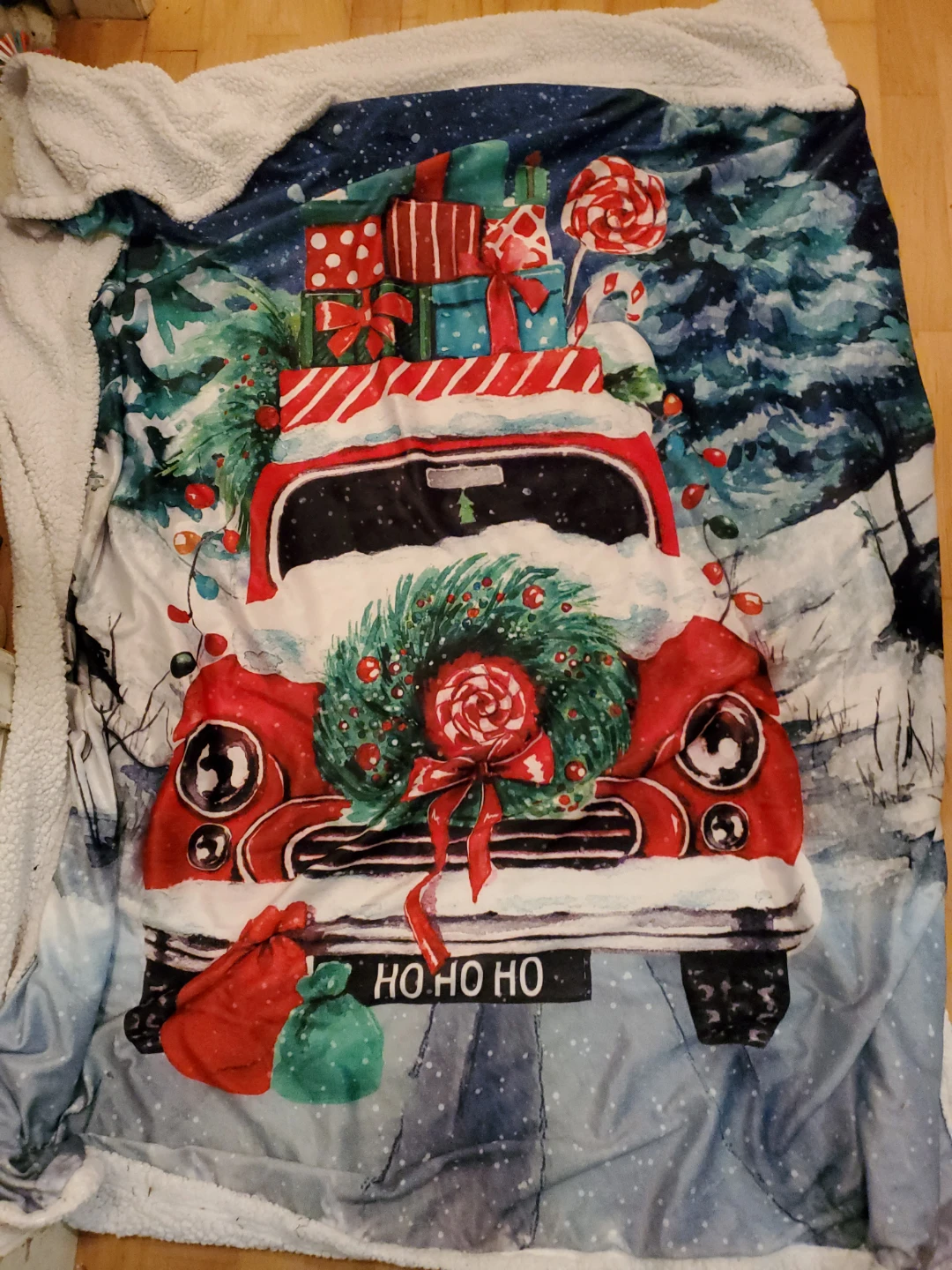Christmas Themed Holiday Throw Blanket - photo 2
