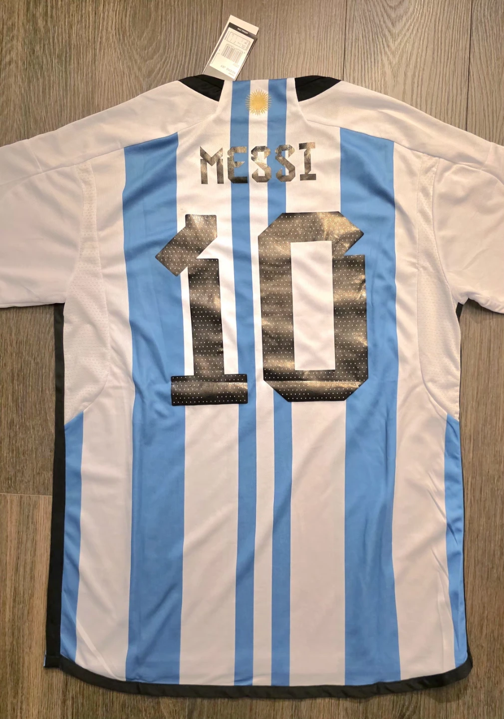 Messi #10 Argentina World Cup 2022 Final Jersey - photo 2