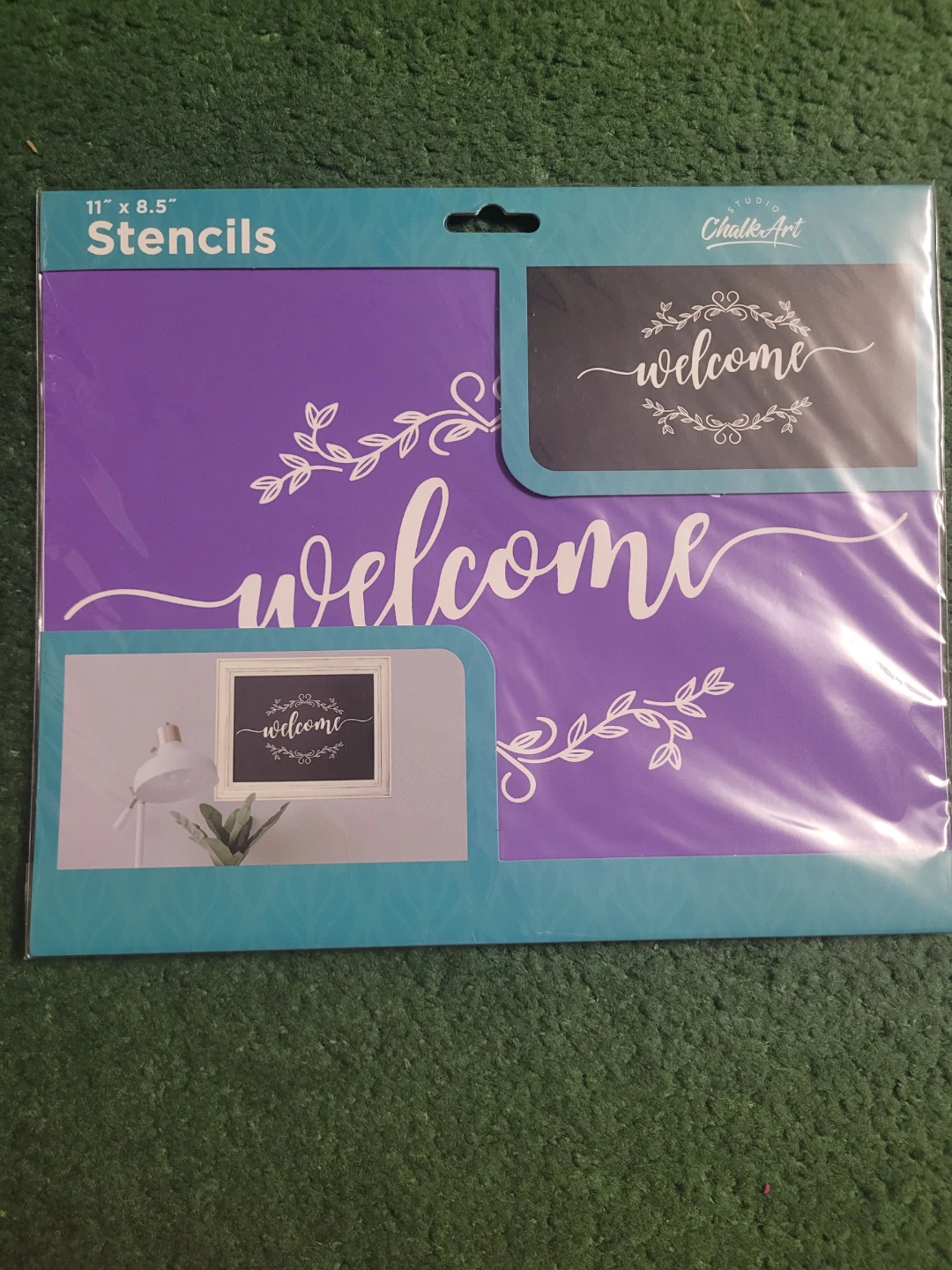 Studio Chalk Art Welcome Stencils