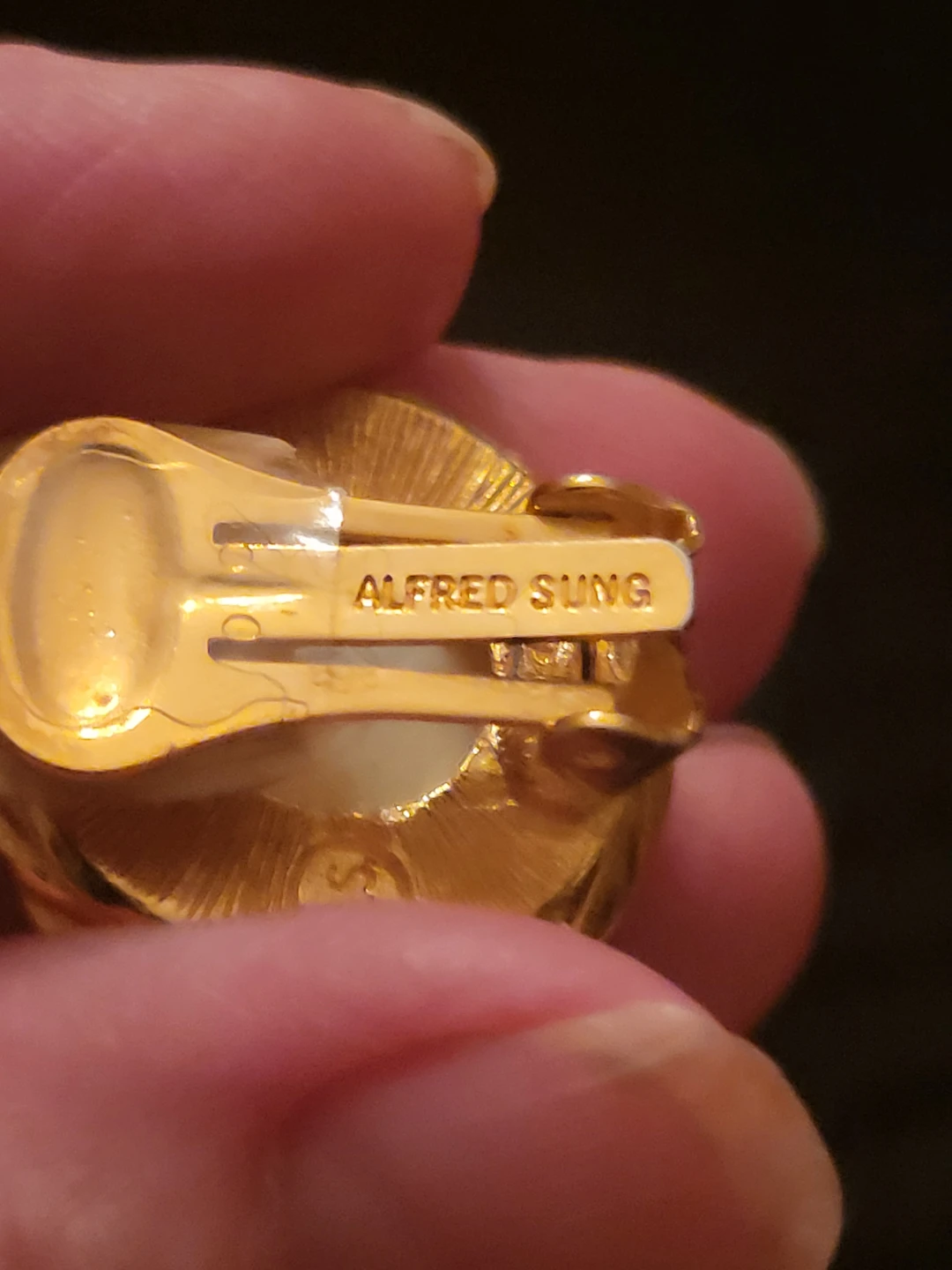 Alfred Sung Vintage Pearl Clip-on Earrings - photo 5