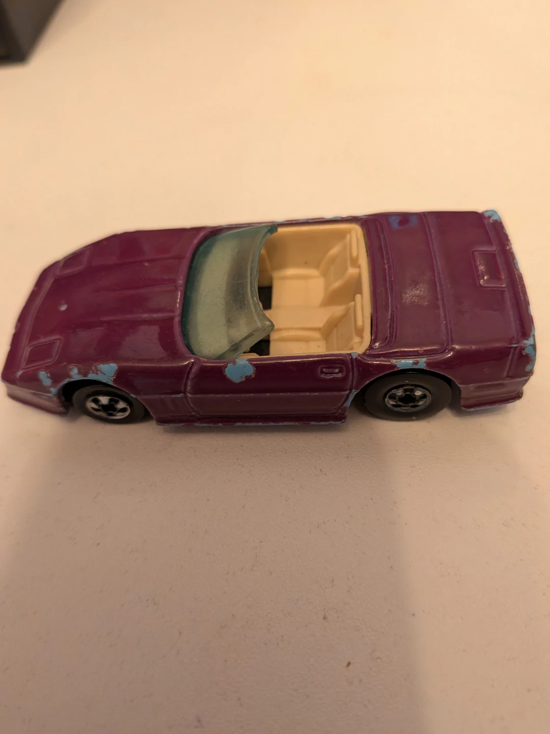 Hot Wheels Purple Convertible Toy Car - photo 2