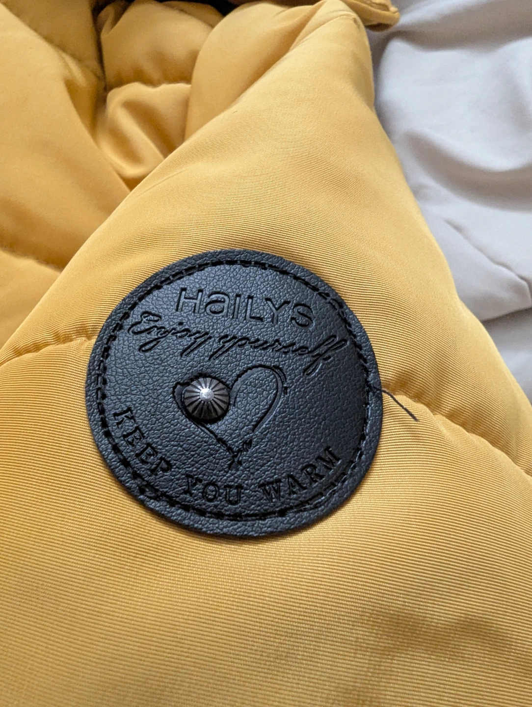 Hailys Mustard Yellow Puffer Jacket - photo 5