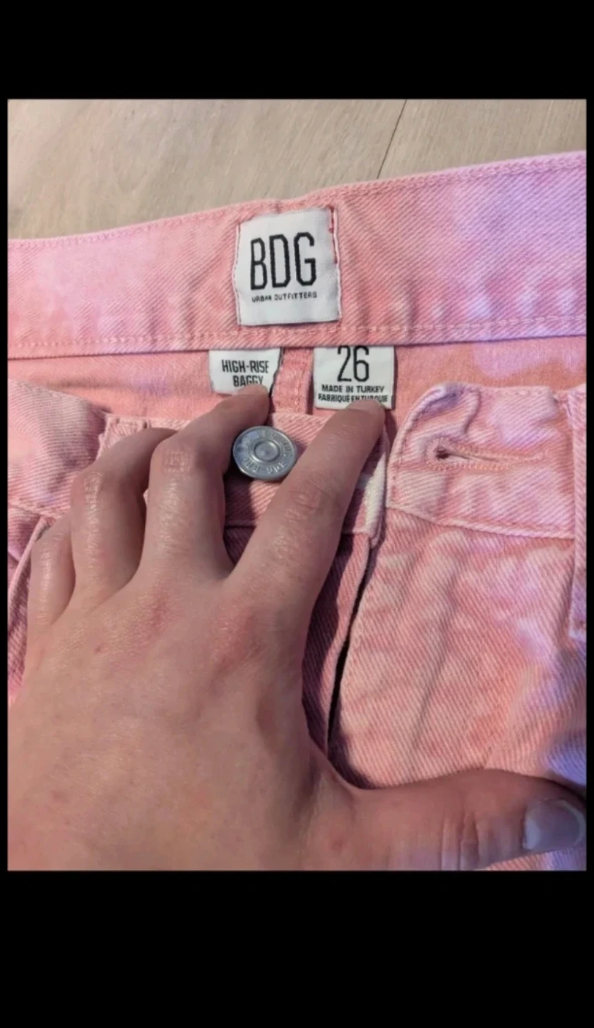 BDG High-Rise Baggy Jeans Pink Ombre Size 26 - photo 2
