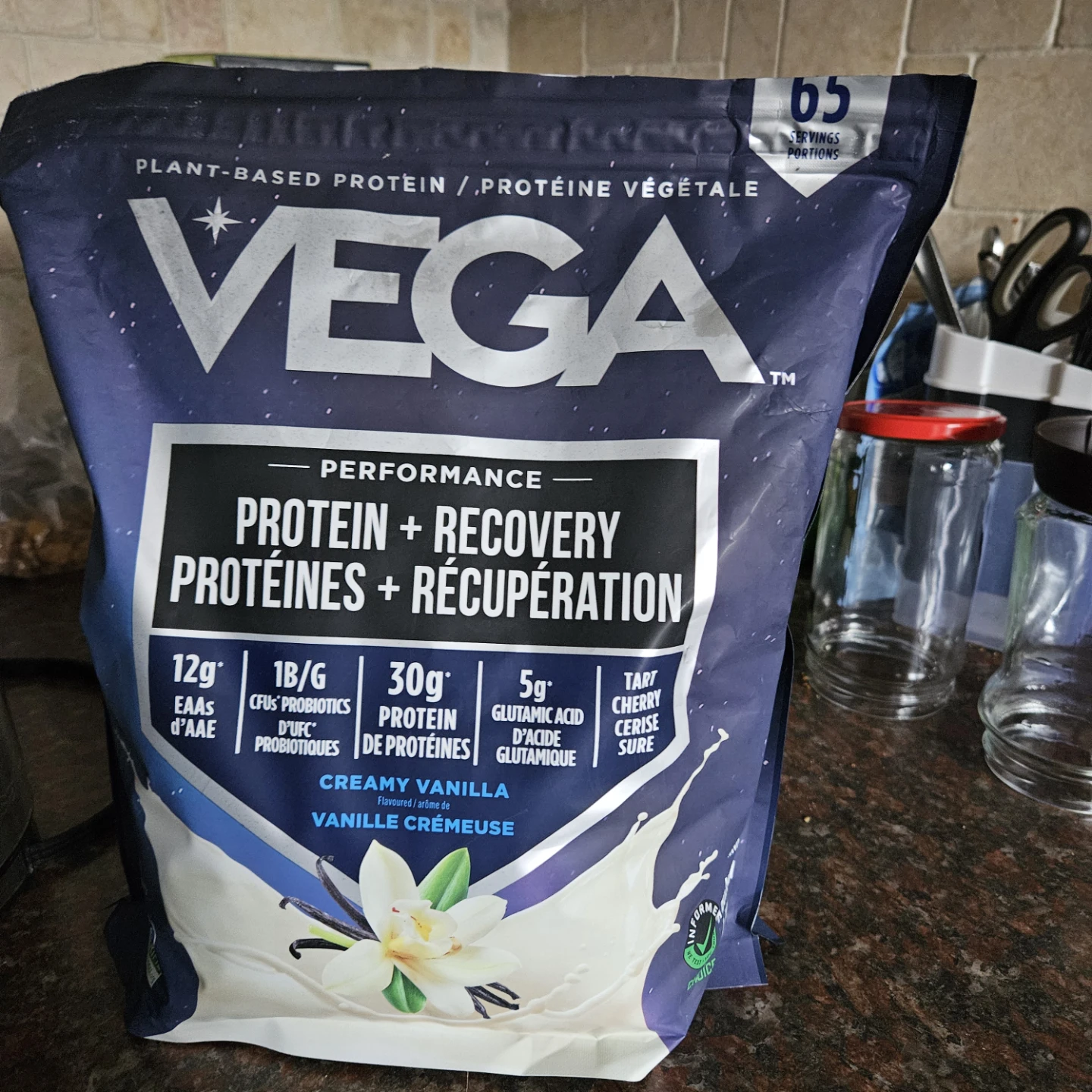 Vega Performance Protein + Recovery - Creamy Vanilla