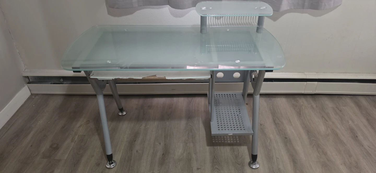 Glass Computer Desk