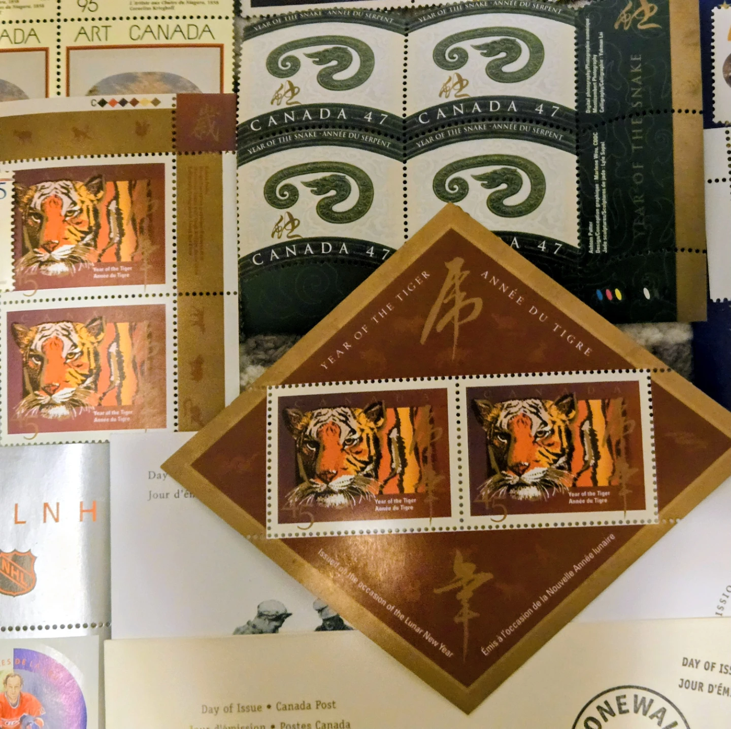 Canadian Mint Commemorative (Unused) Huge Stamp Lot 1990's/2000 - photo 2
