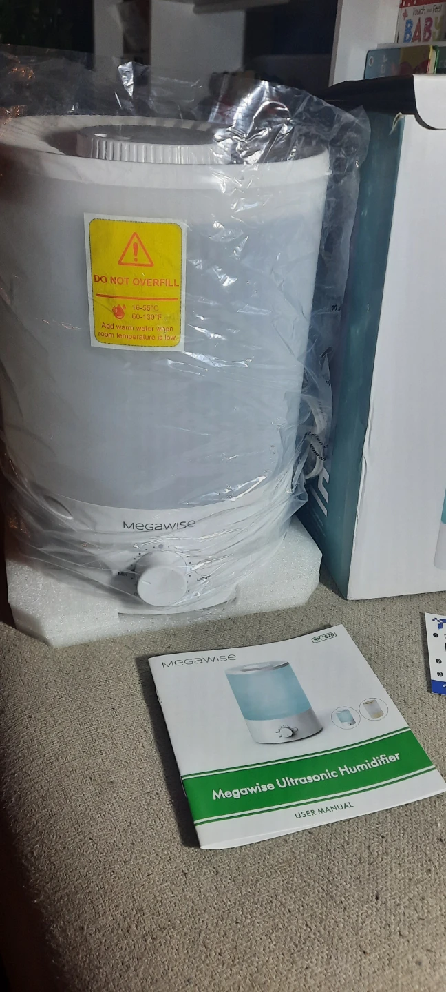 Like new Megawise 3.5L Cool Mist Humidifier Model SK7620 - photo 2