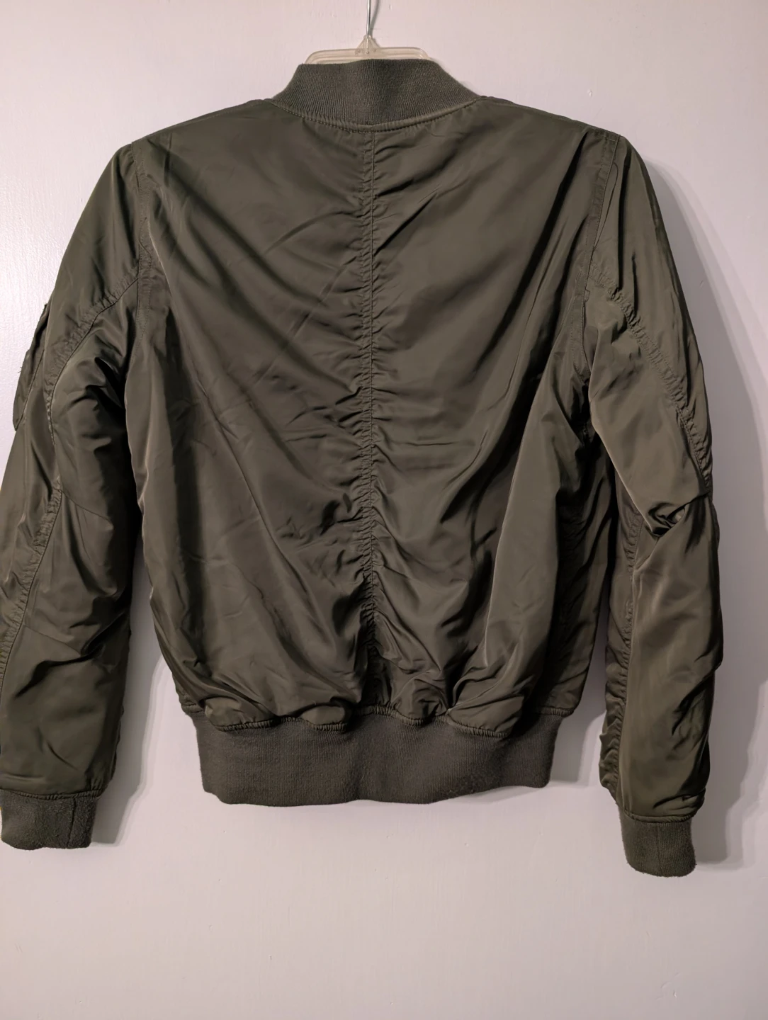 TOPSHOP Flight Jacket  Olive Green - photo 3