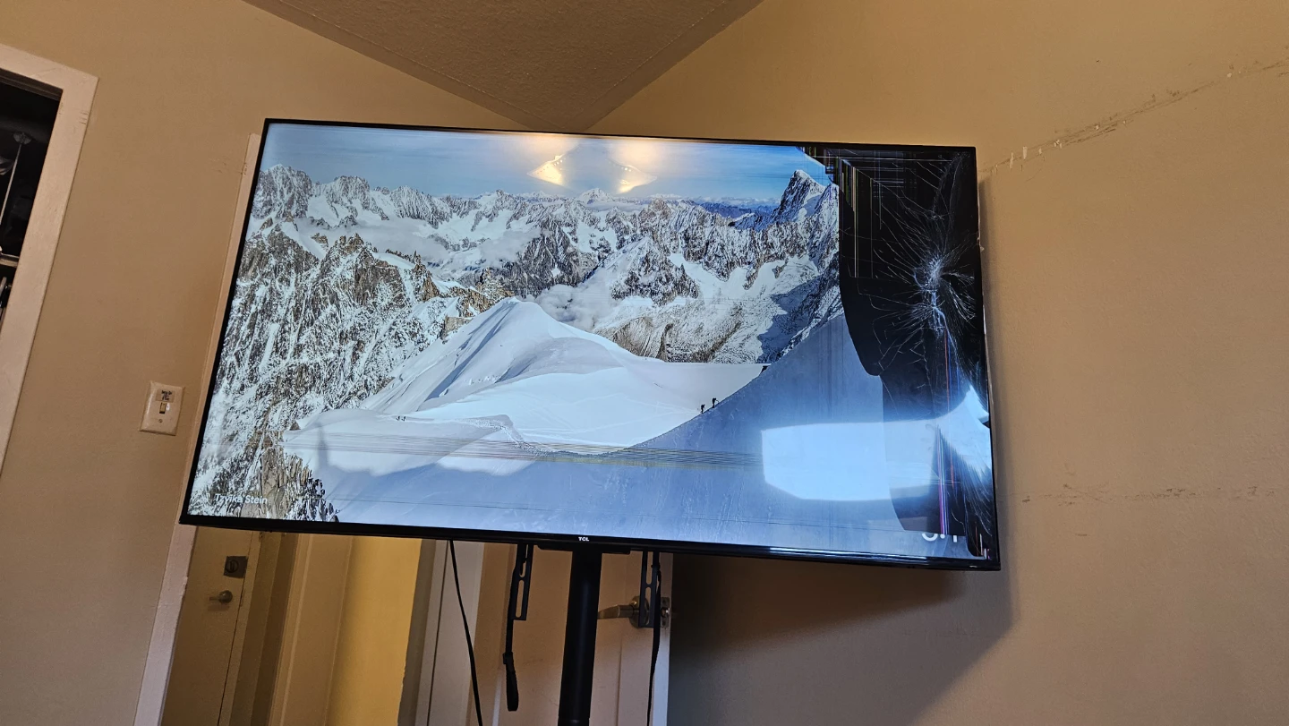 TCL Smart 55" TV for parts or repair