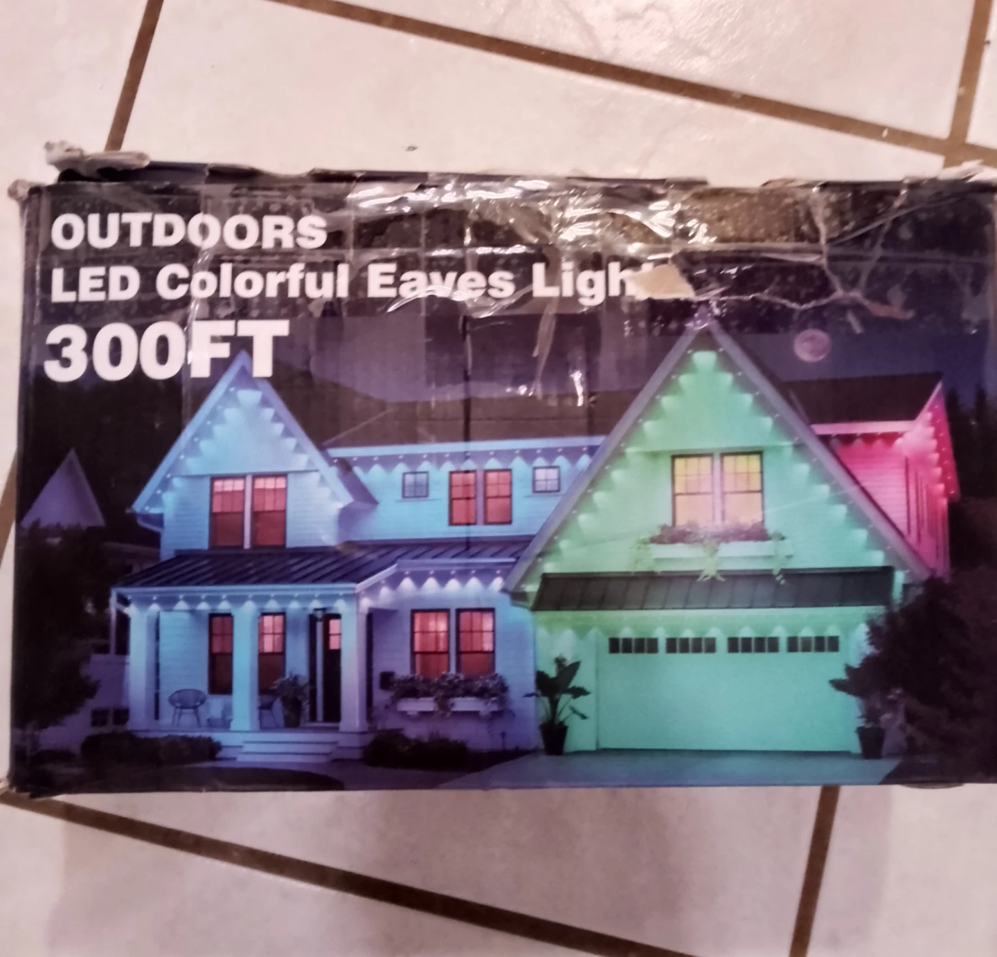Outdoors LED Colorful Eaves Lights 300FT