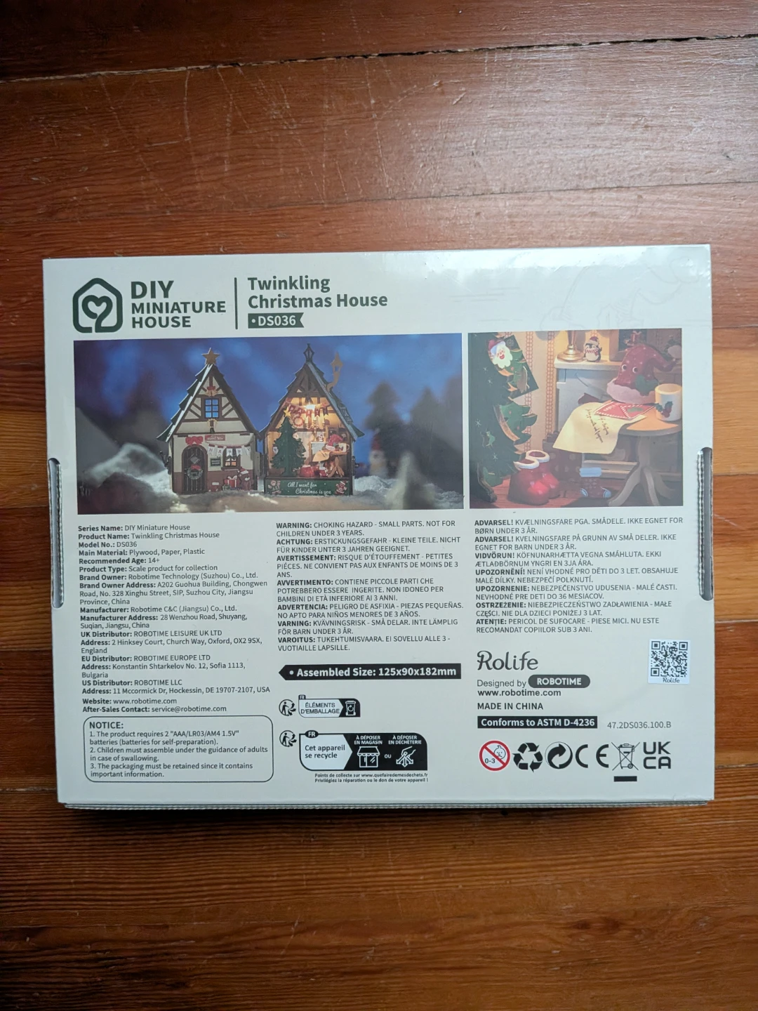 Rolife DIY Miniature Twinkling Christmas House DS036 - photo 2