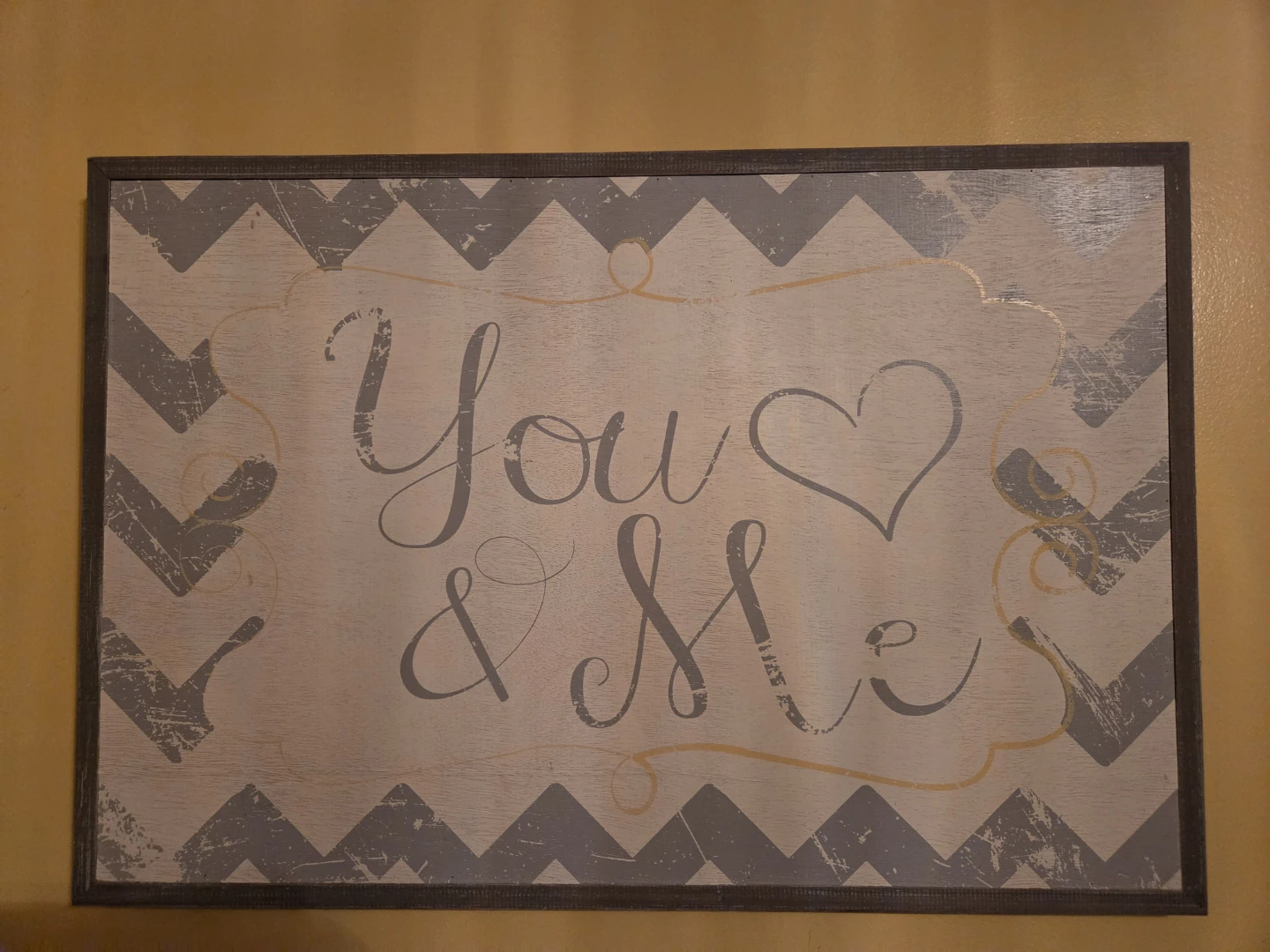 You & Me Decorative Wall Sign