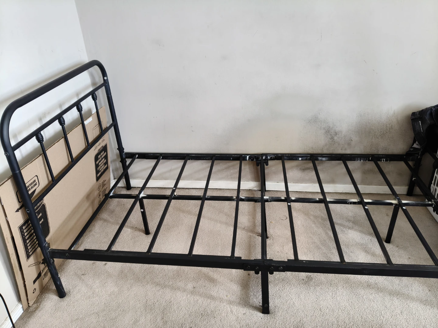 Black Metal Twin Bed Frame