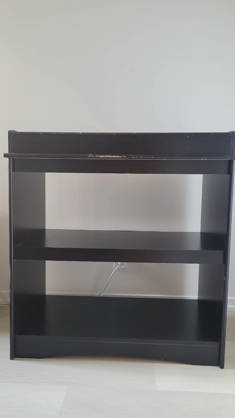 USED dark Brown Wooden Change Table - photo 3