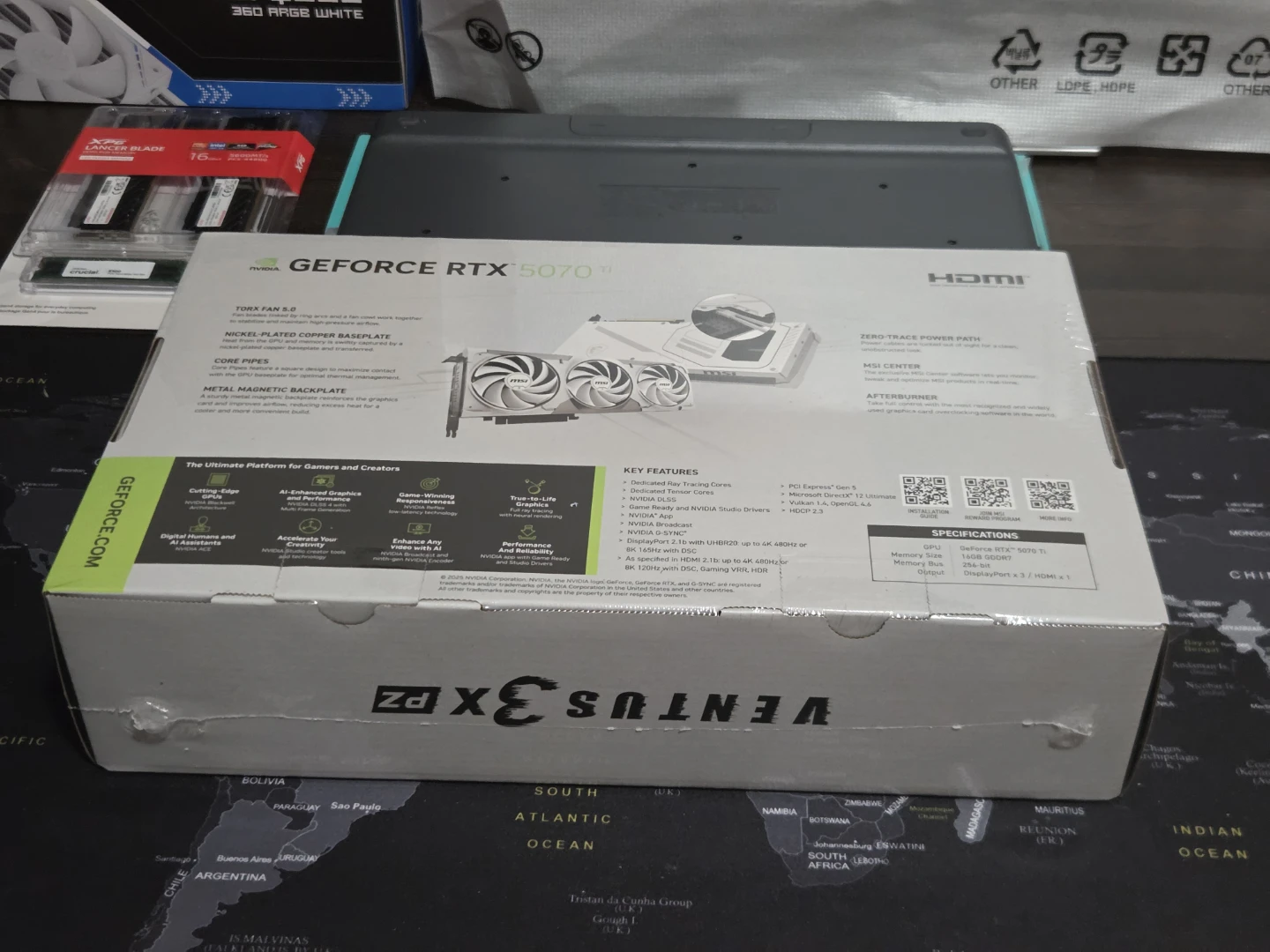 Brand New Sealed MSI 5070 Ti Ventus 3X PZ White - photo 3