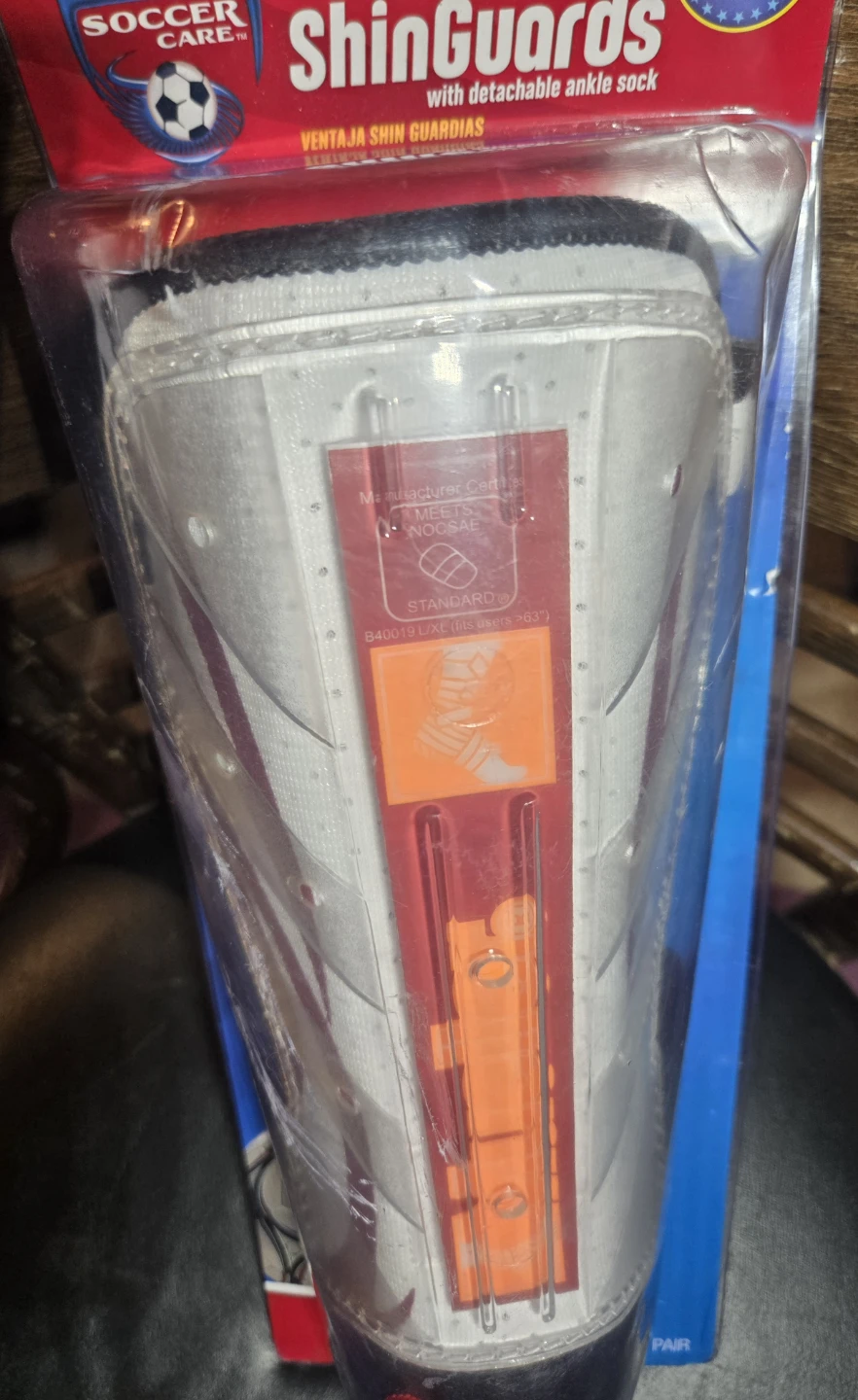 Shin Guards Adult LG/XL. Mueller Soccer Care Advantage. BNIB. - photo 4