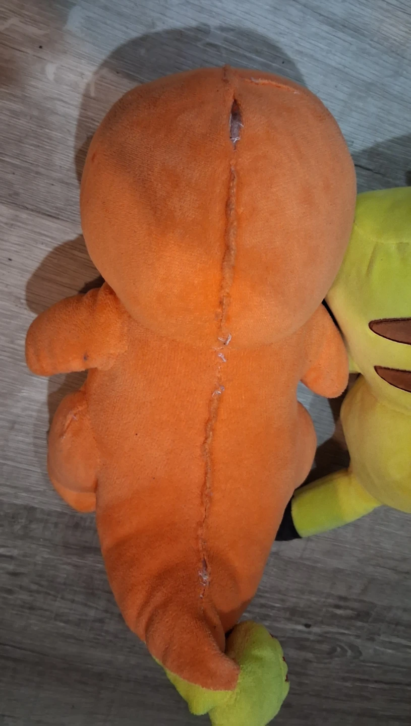 Set of 2 Pokemon Plush Toys Pikachu and Charmander - photo 5