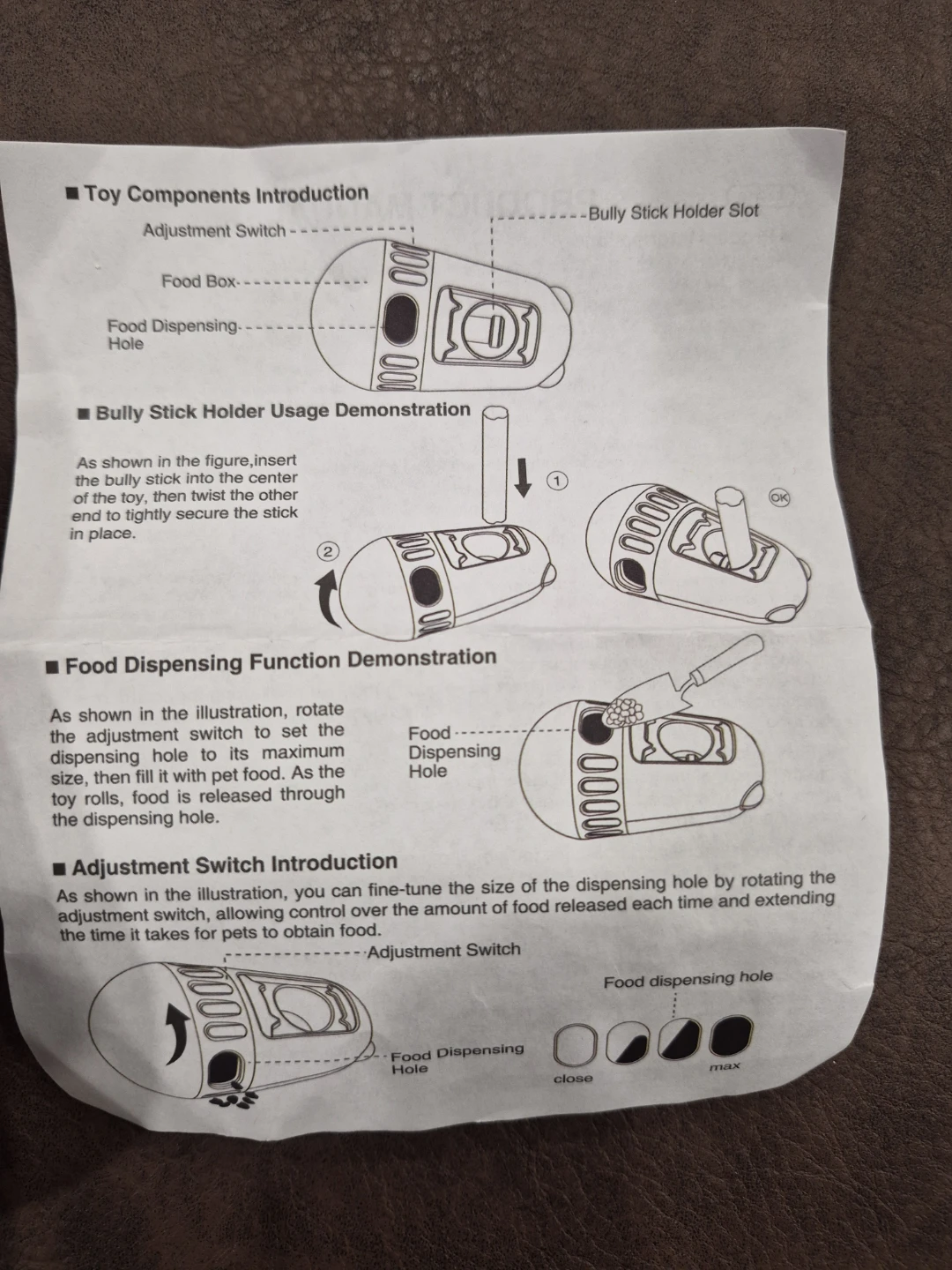 Interactive Dog Toy Food Dispenser - photo 2
