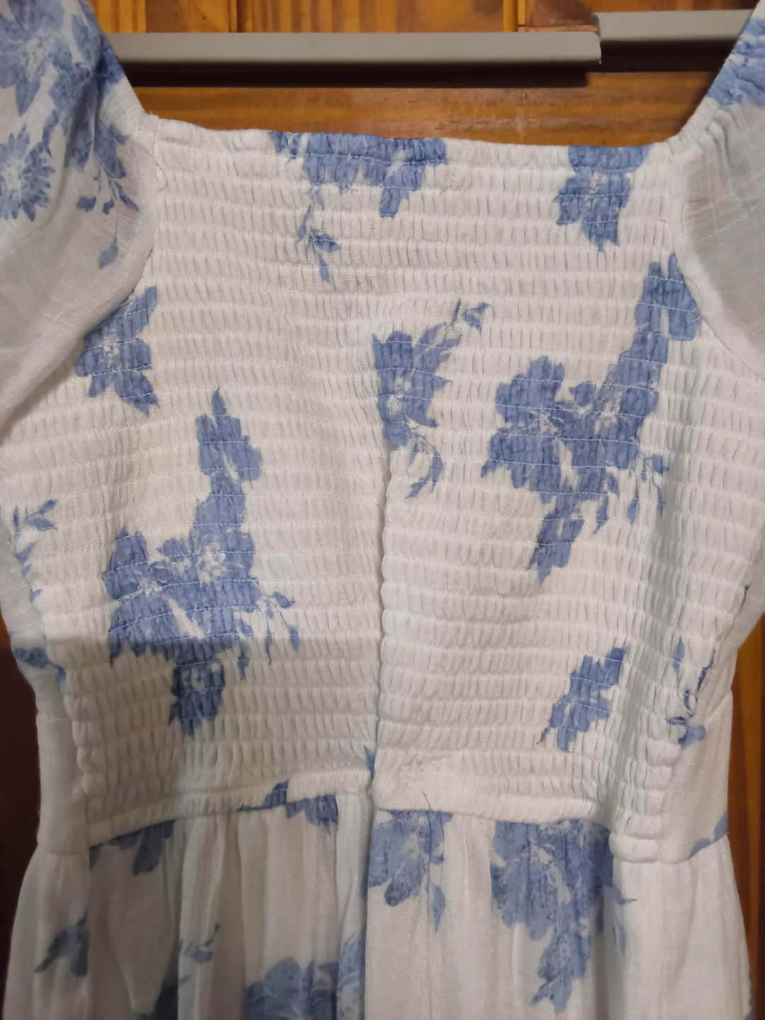 Liberty Love White and Blue Floral Dress