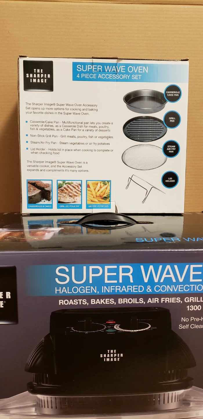 The Sharper Image Super Wave Oven with 4-Piece Accessory Set - photo 5