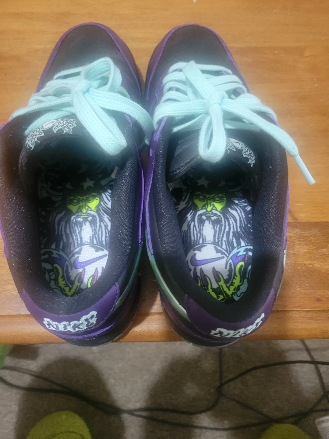 Nike Dunk Low Purple and Black Sneakers - photo 5