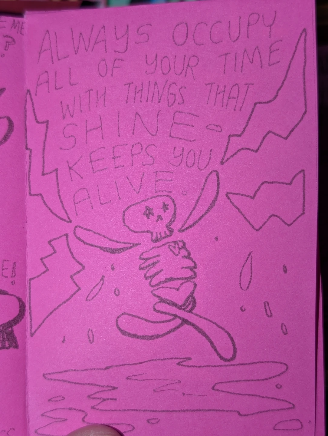 Zines ($2 each) with original art & lyrics - photo 5