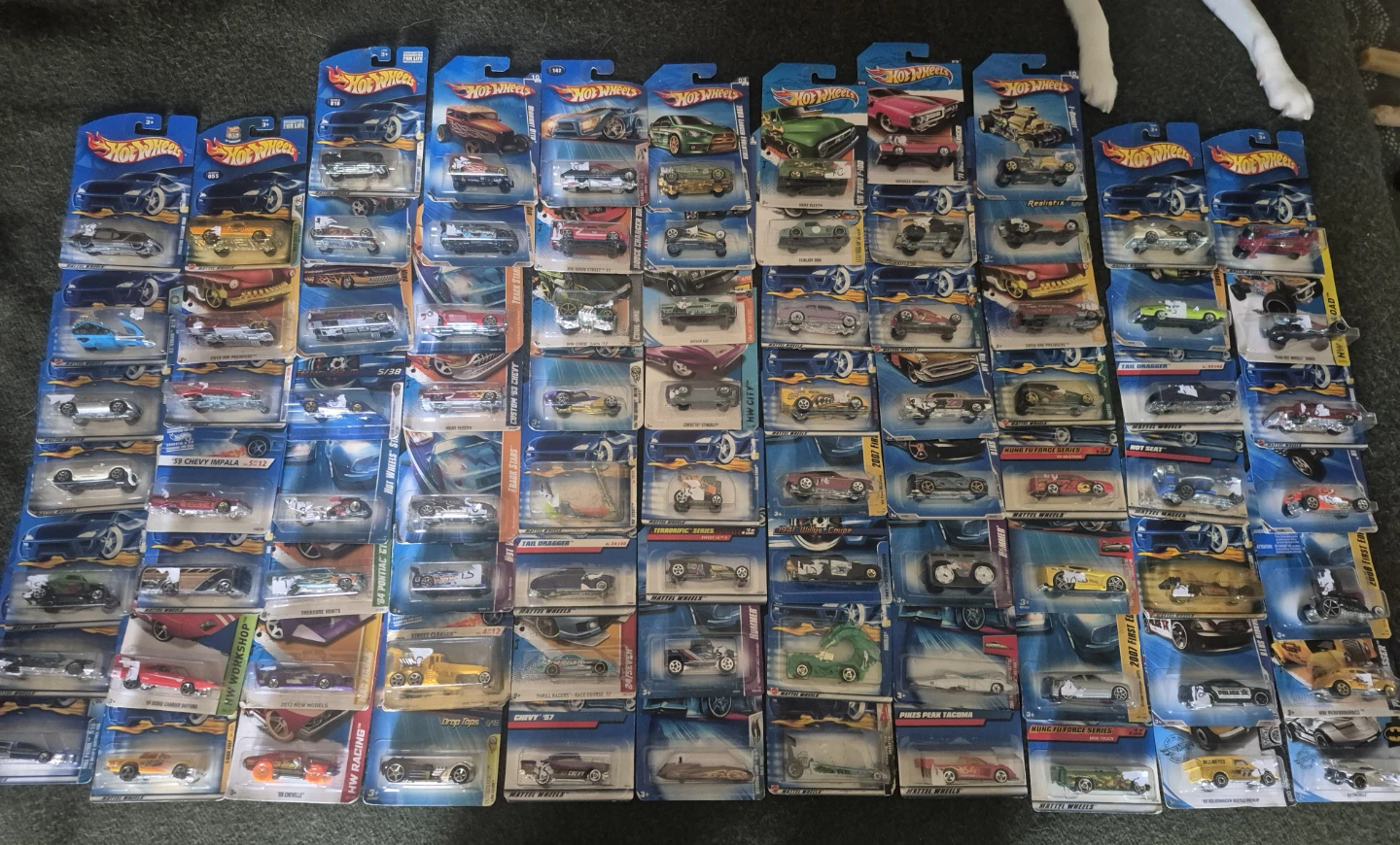 Large Collection of Hot Wheels Die-Cast Cars