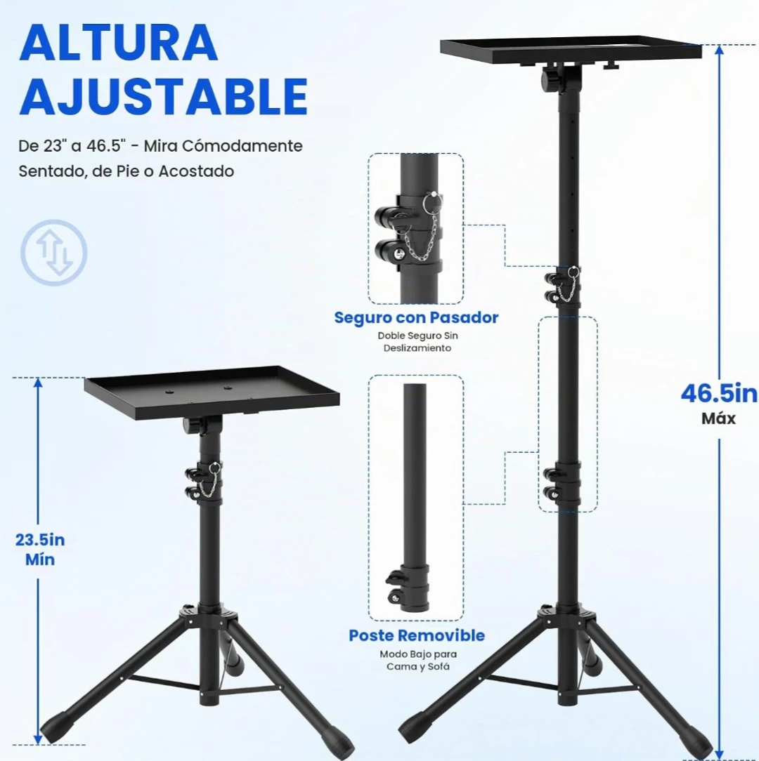 Projector stand with tripod