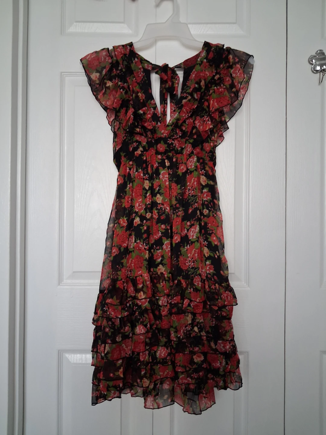 Floral Ruffle Dress Size Small