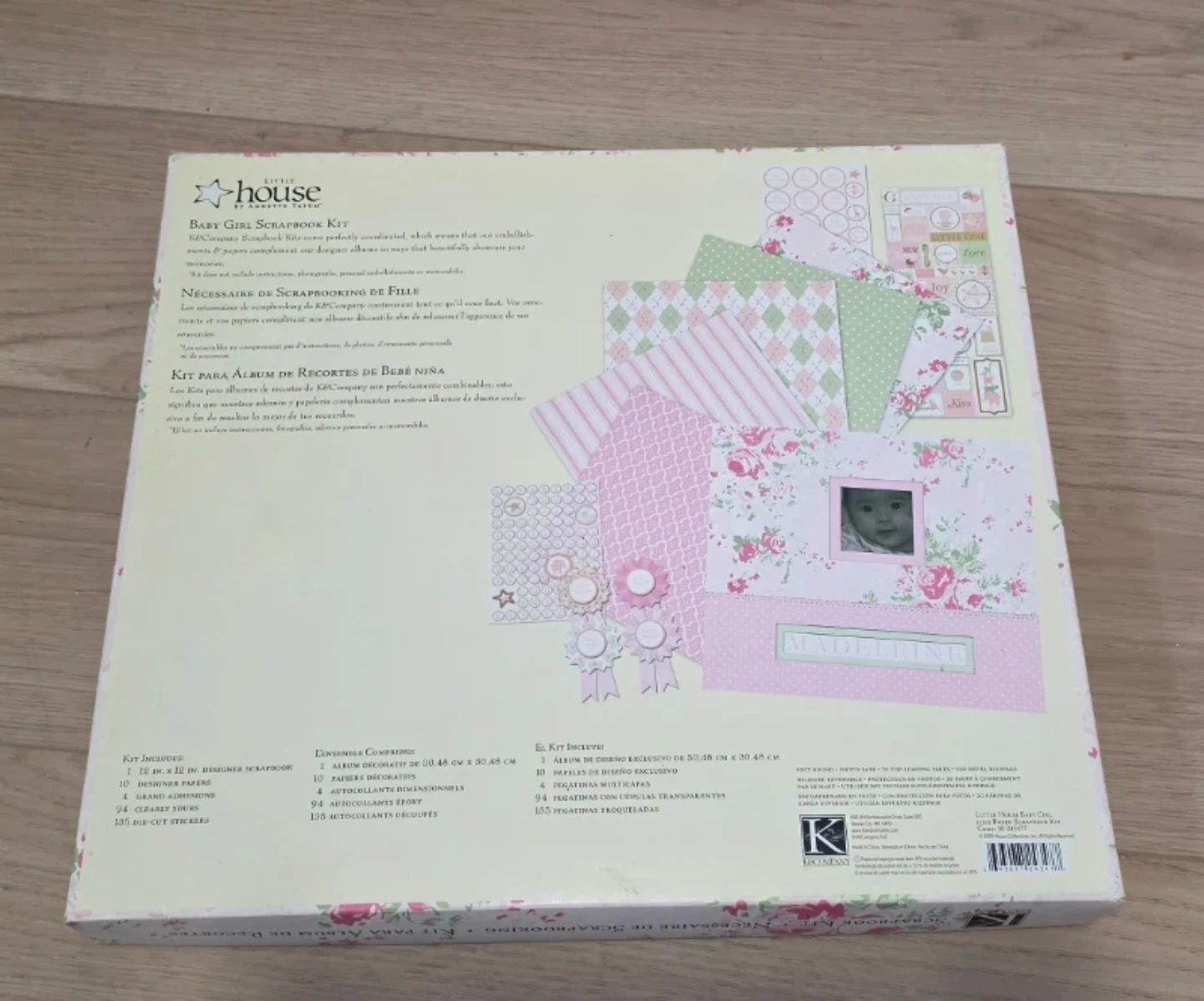 K&Company Little House Baby Girl Scrapbook Kit - photo 2