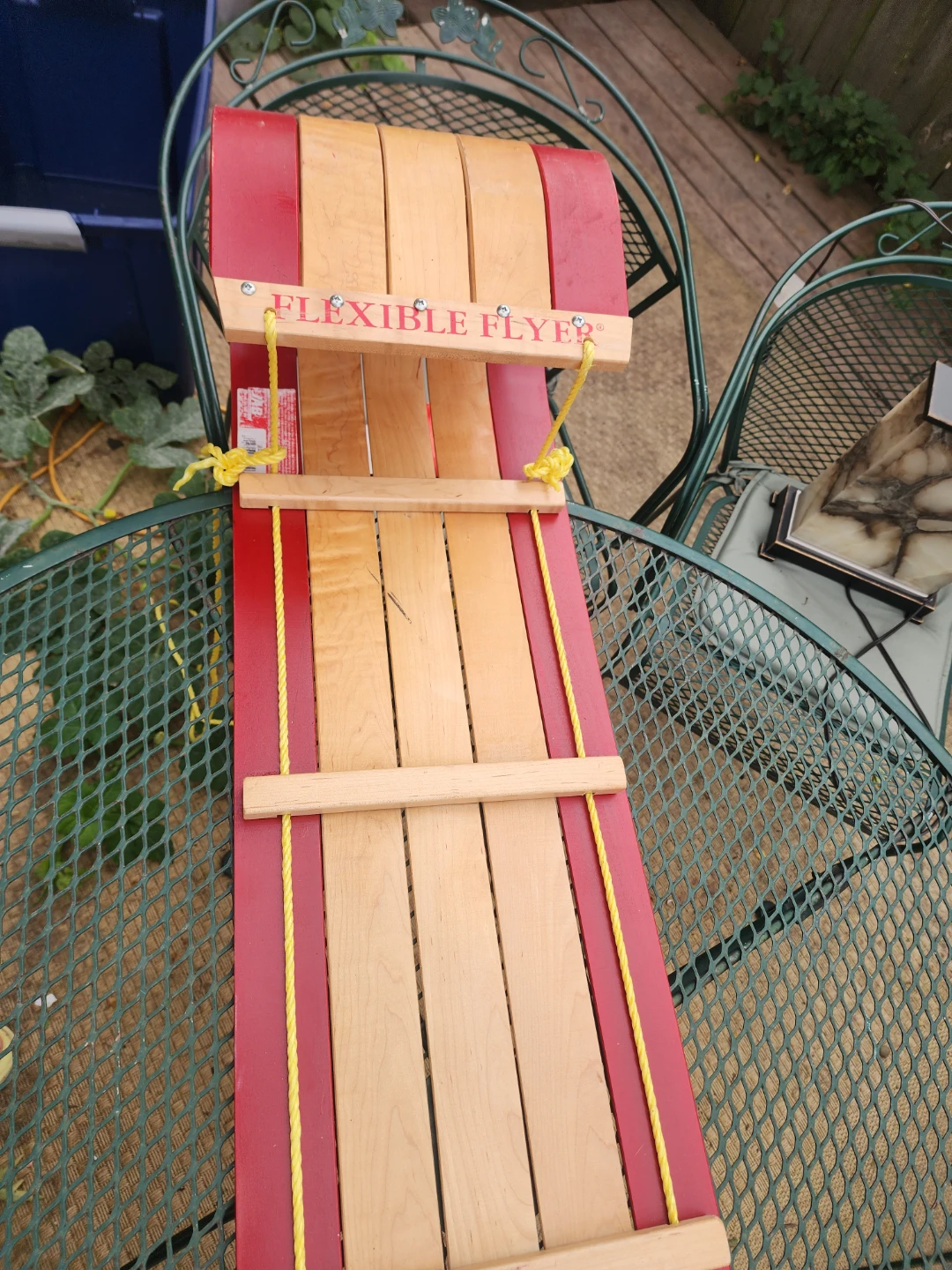 Flexible Flyer Wood Sled