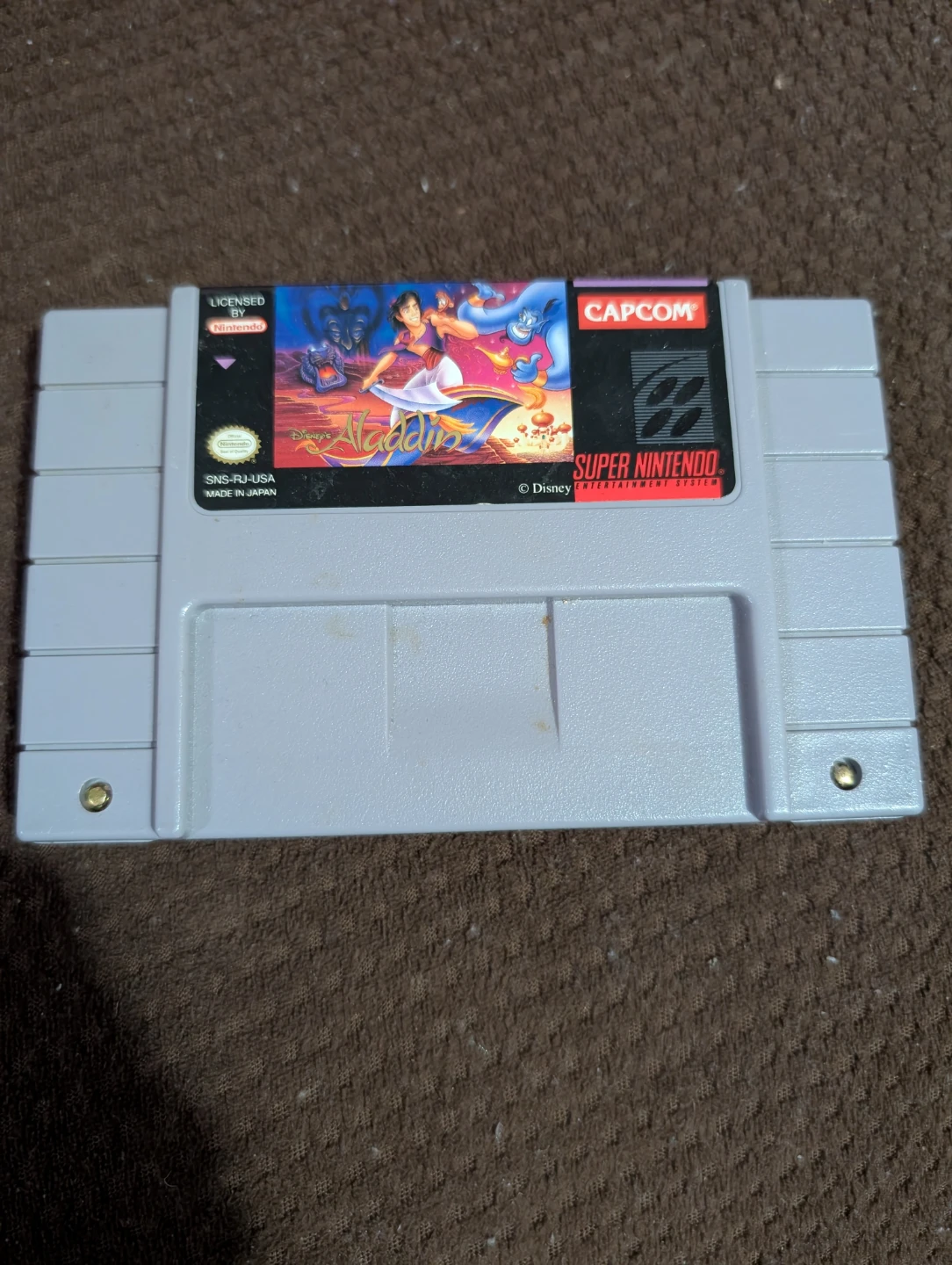 Disney's Aladdin Super Nintendo SNES Game