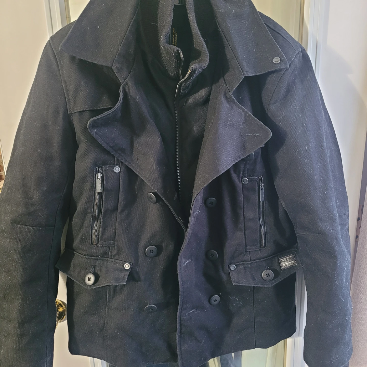 Jack & Jones Black Coat XXL