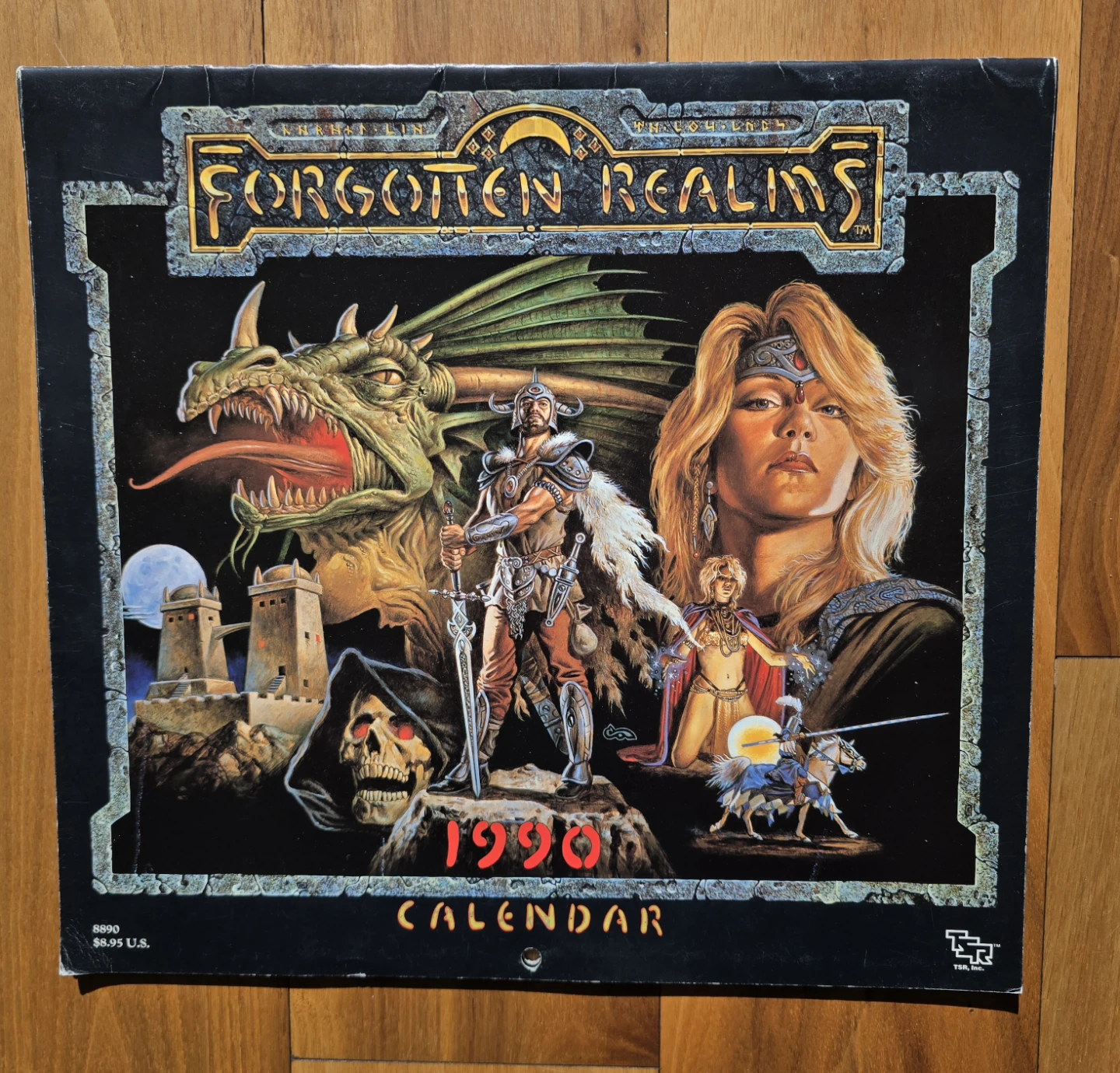 1990 Forgotten Realms Wall Calendar