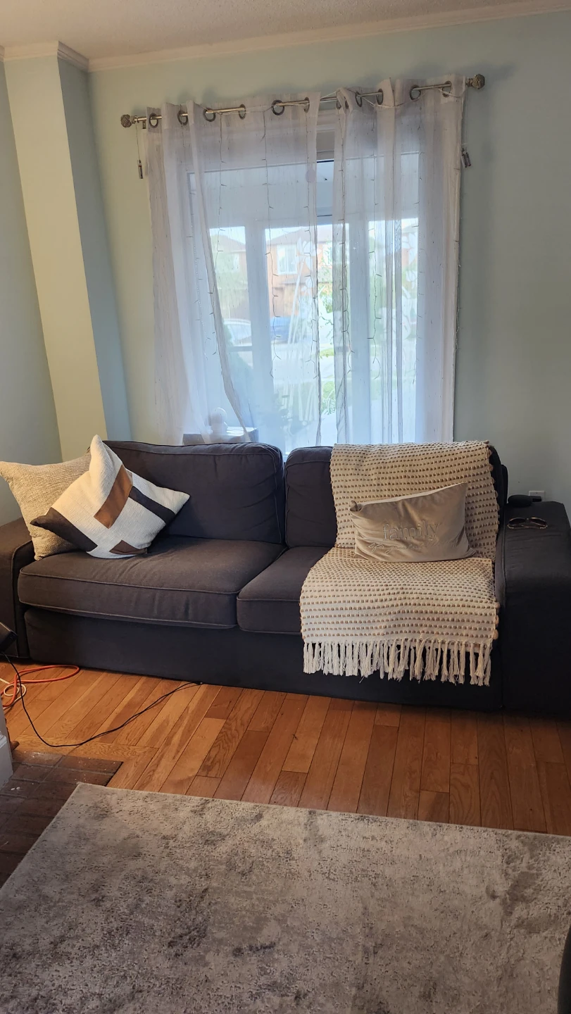 Dark Grey Two-Seater Sofa - photo 2