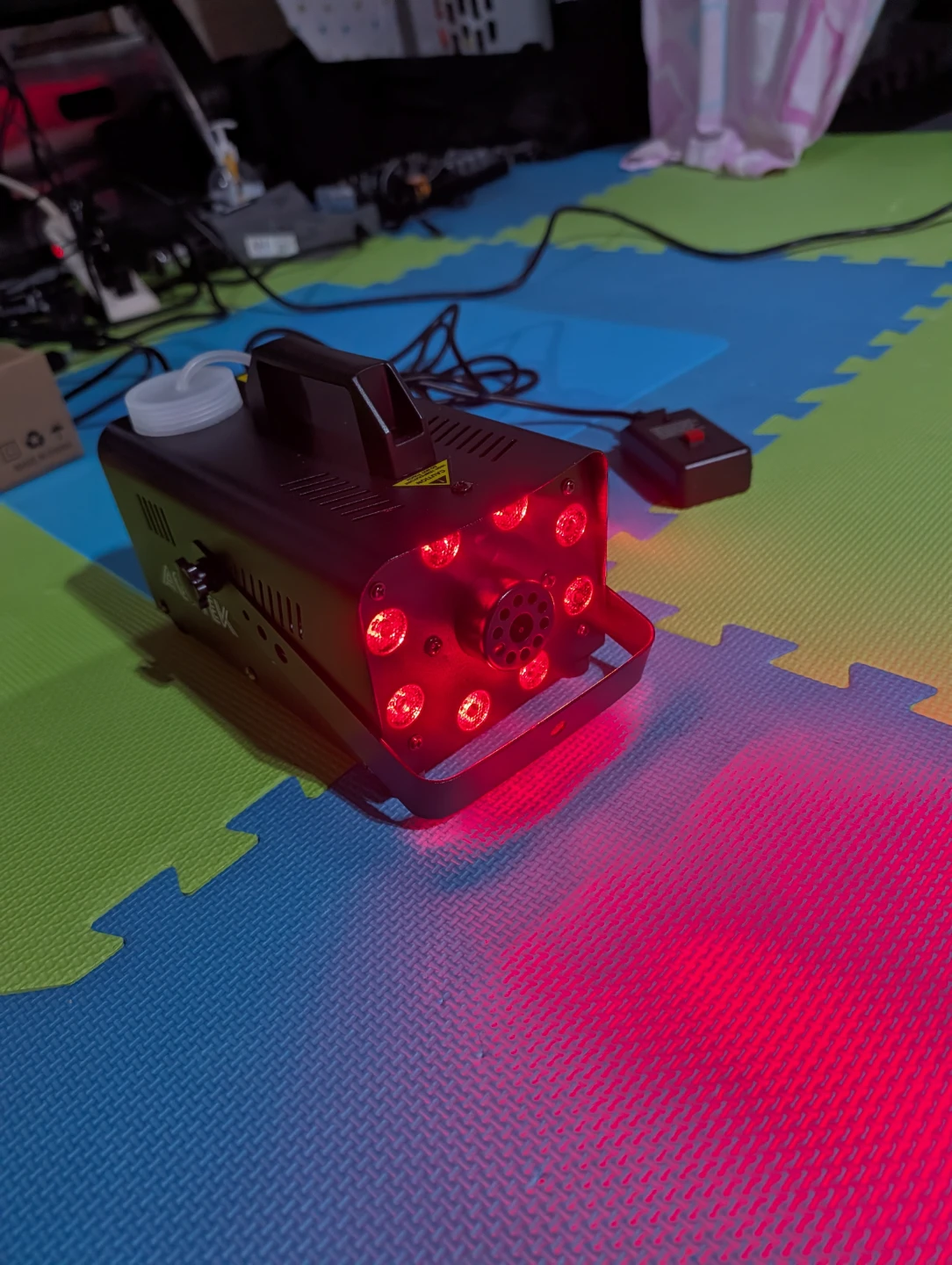 AGPTEK 500W Fog Machine with RGB LED Lights - photo 3