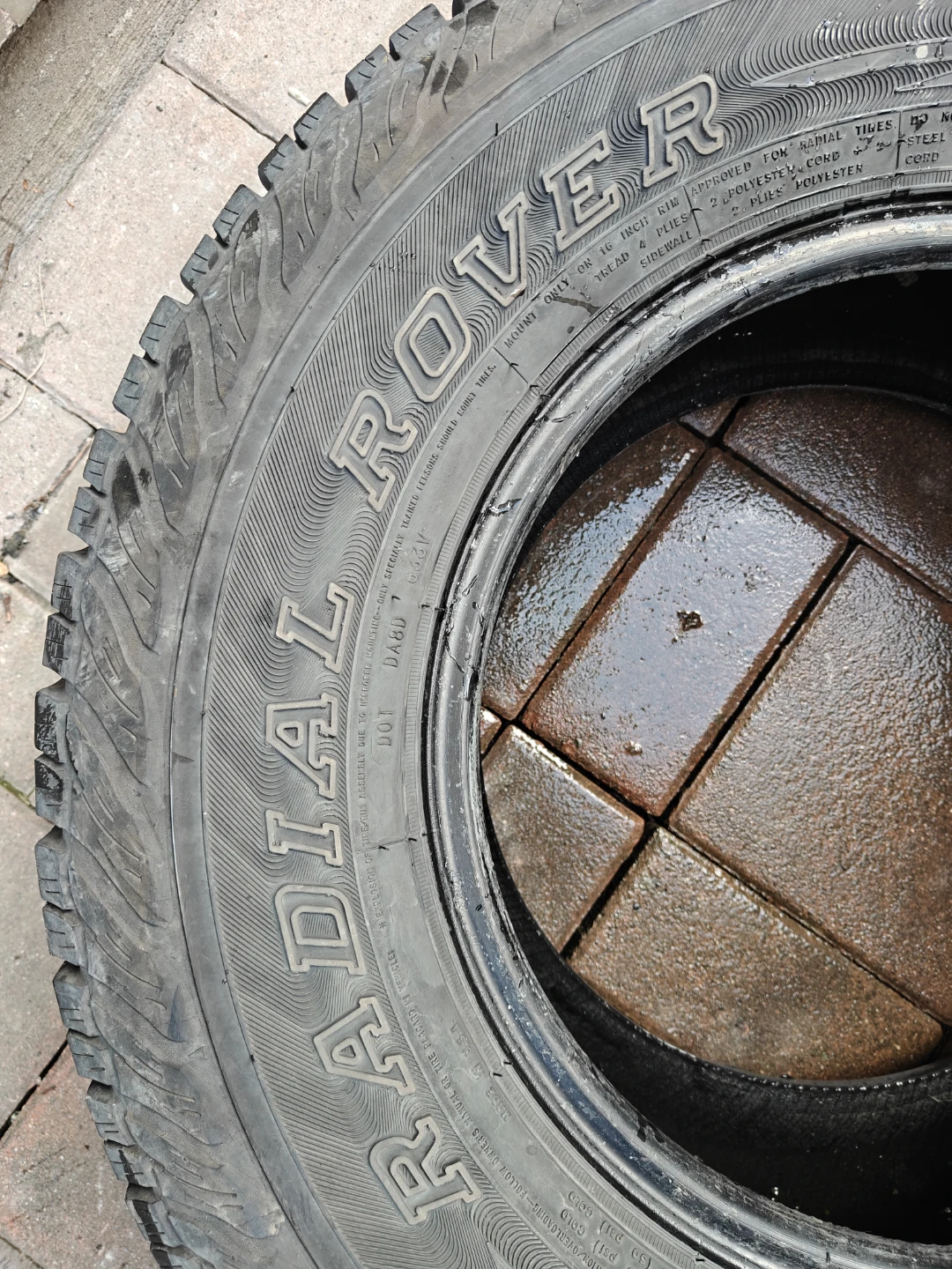 Dunlop Radial Rover Tire LT265/70R16 - photo 2