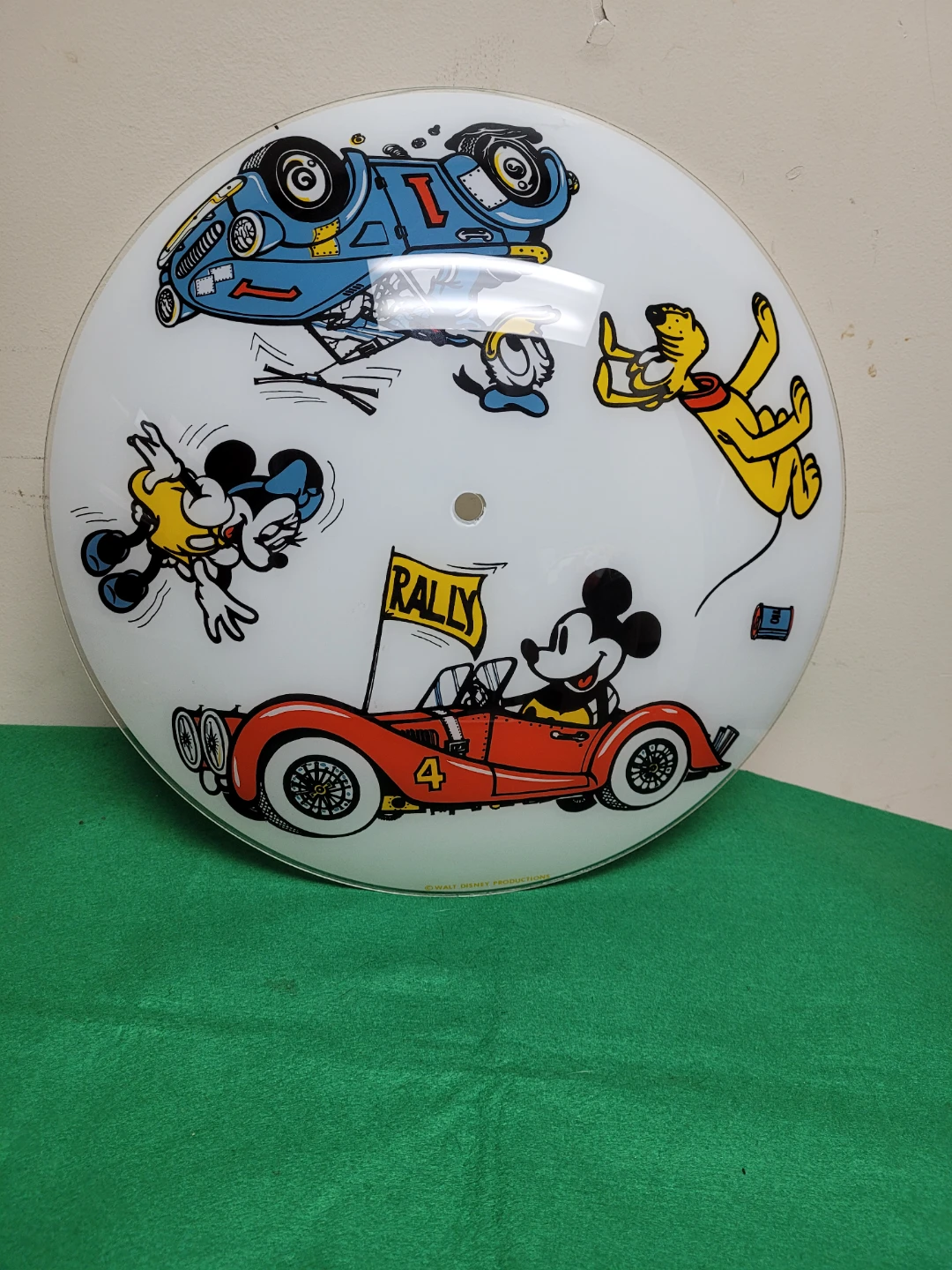 Vintage Disney Rally Ceiling Light Cover