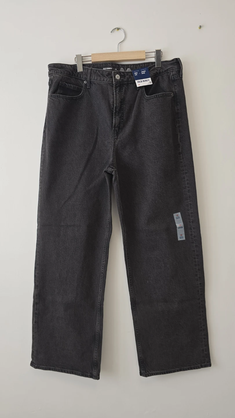 Old Navy Black Wide Leg Jeans Size 16