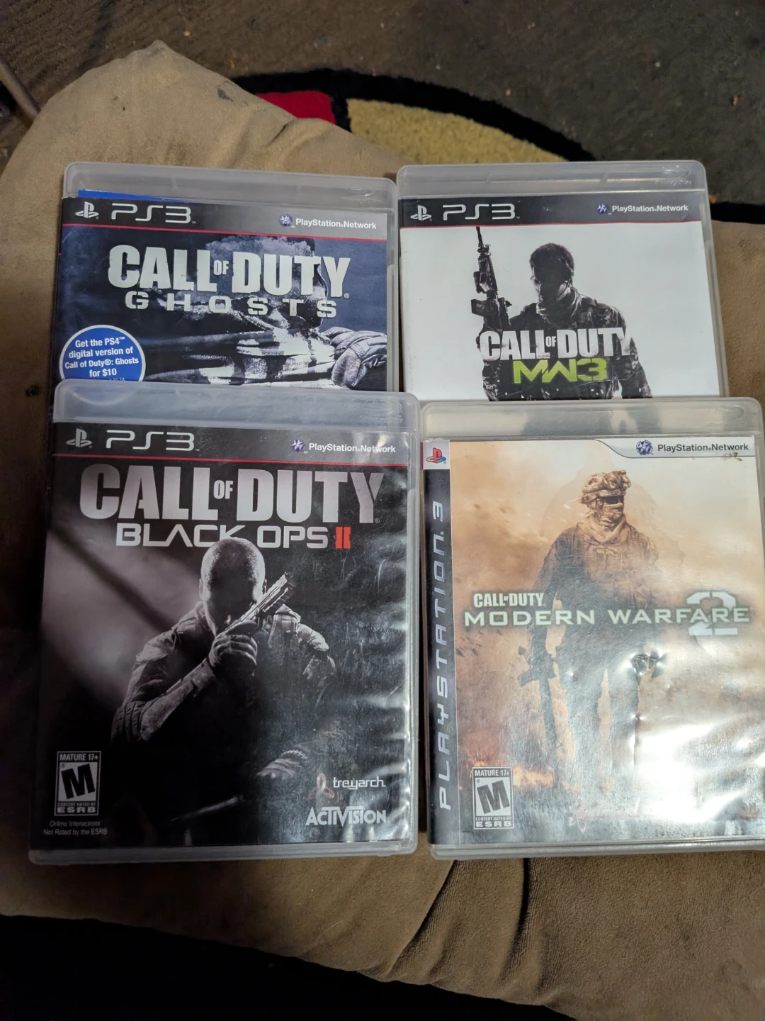 4 Call of Duty Games for PlayStation 3