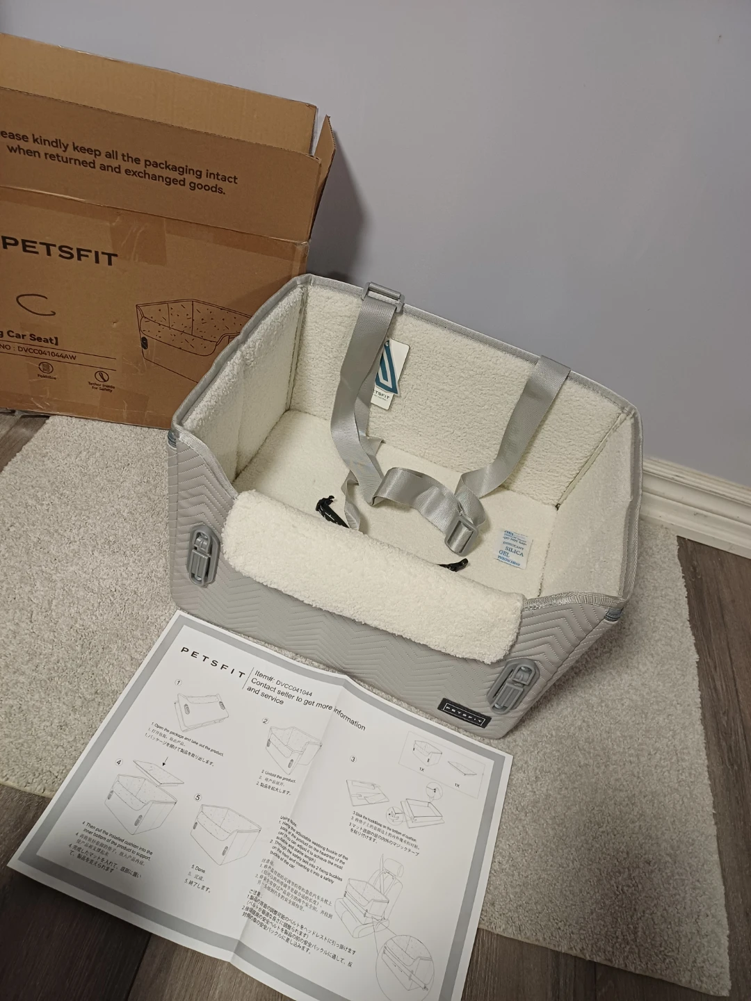 Petsfit Dog Car Seat - Grey - photo 2