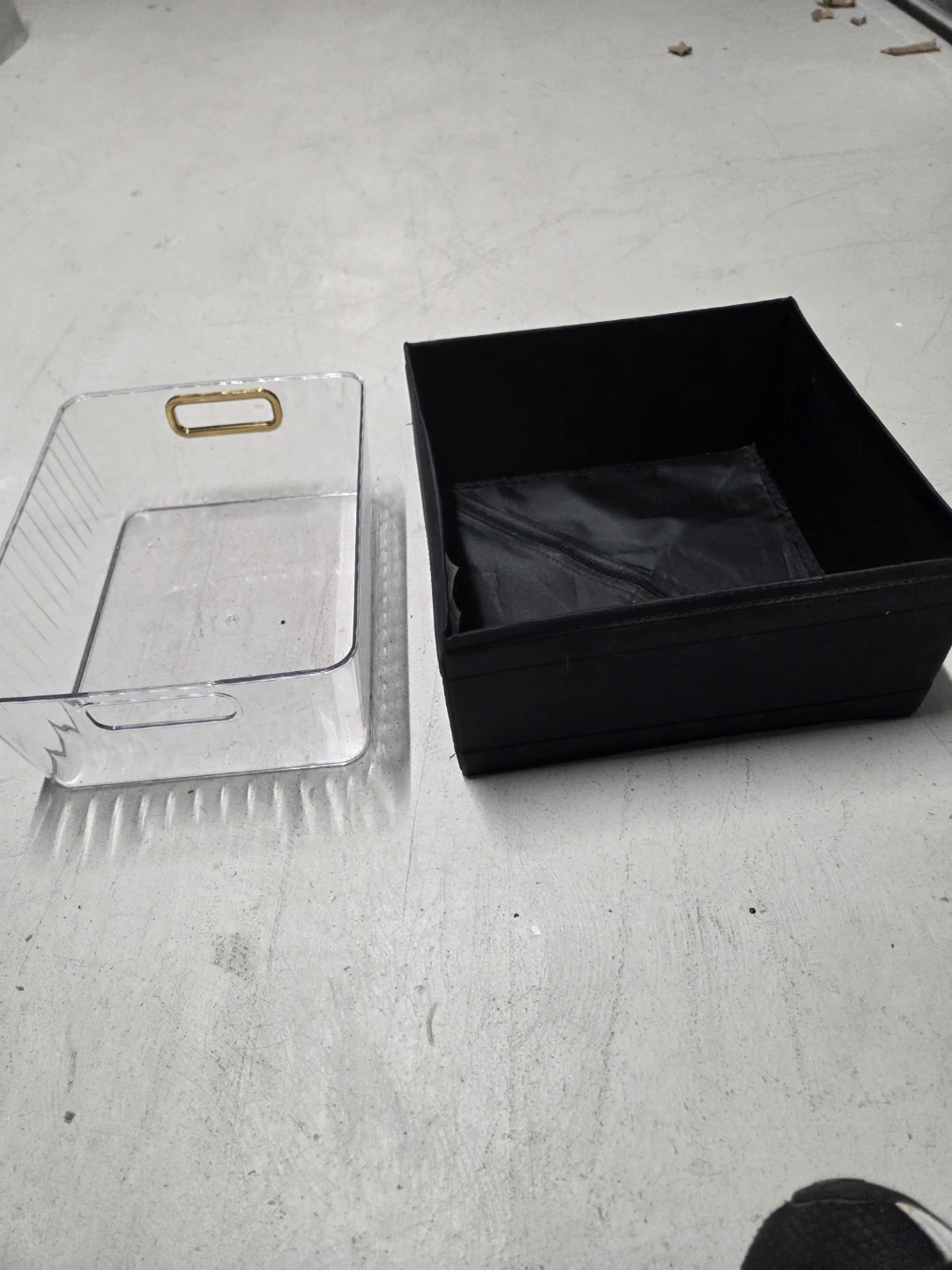 Clear and Black Storage Baskets - photo 4