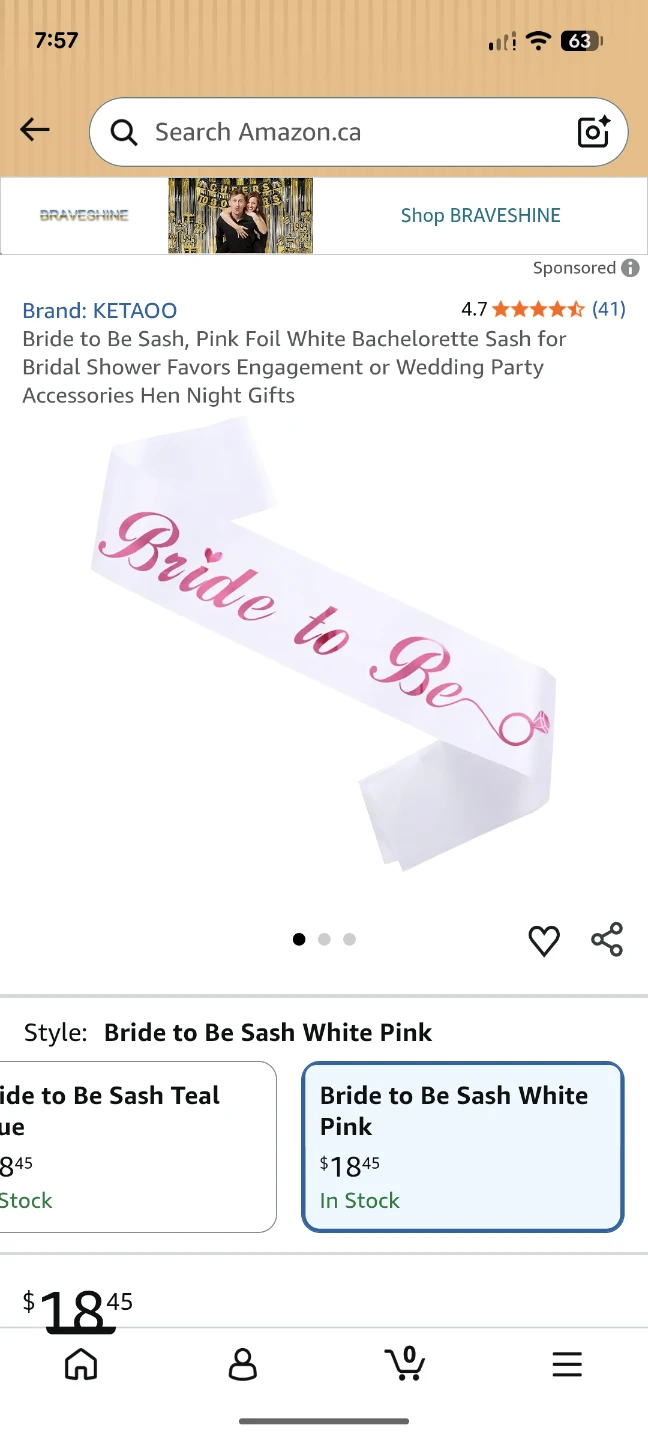 Bride to be sash and veil